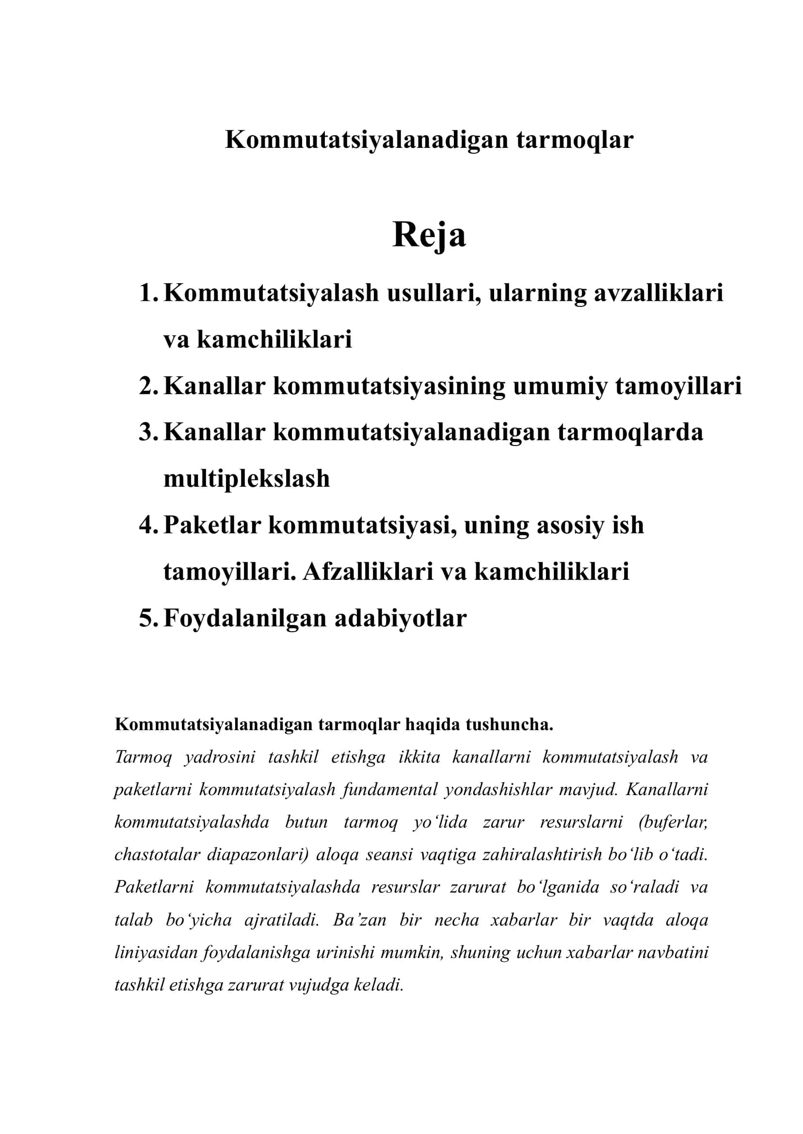 Kompyuter tarmoqlari 2