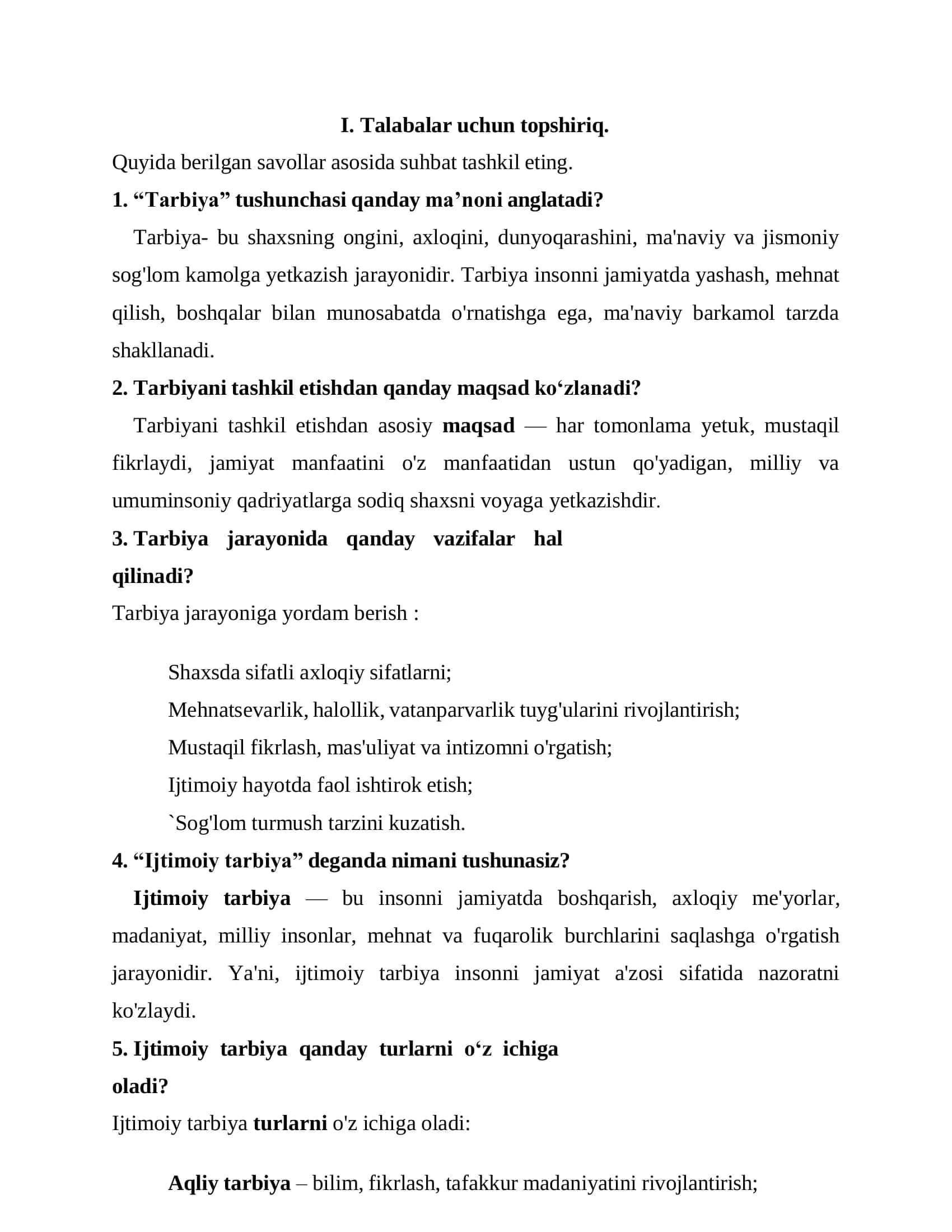 MA‟RUZA-1 2