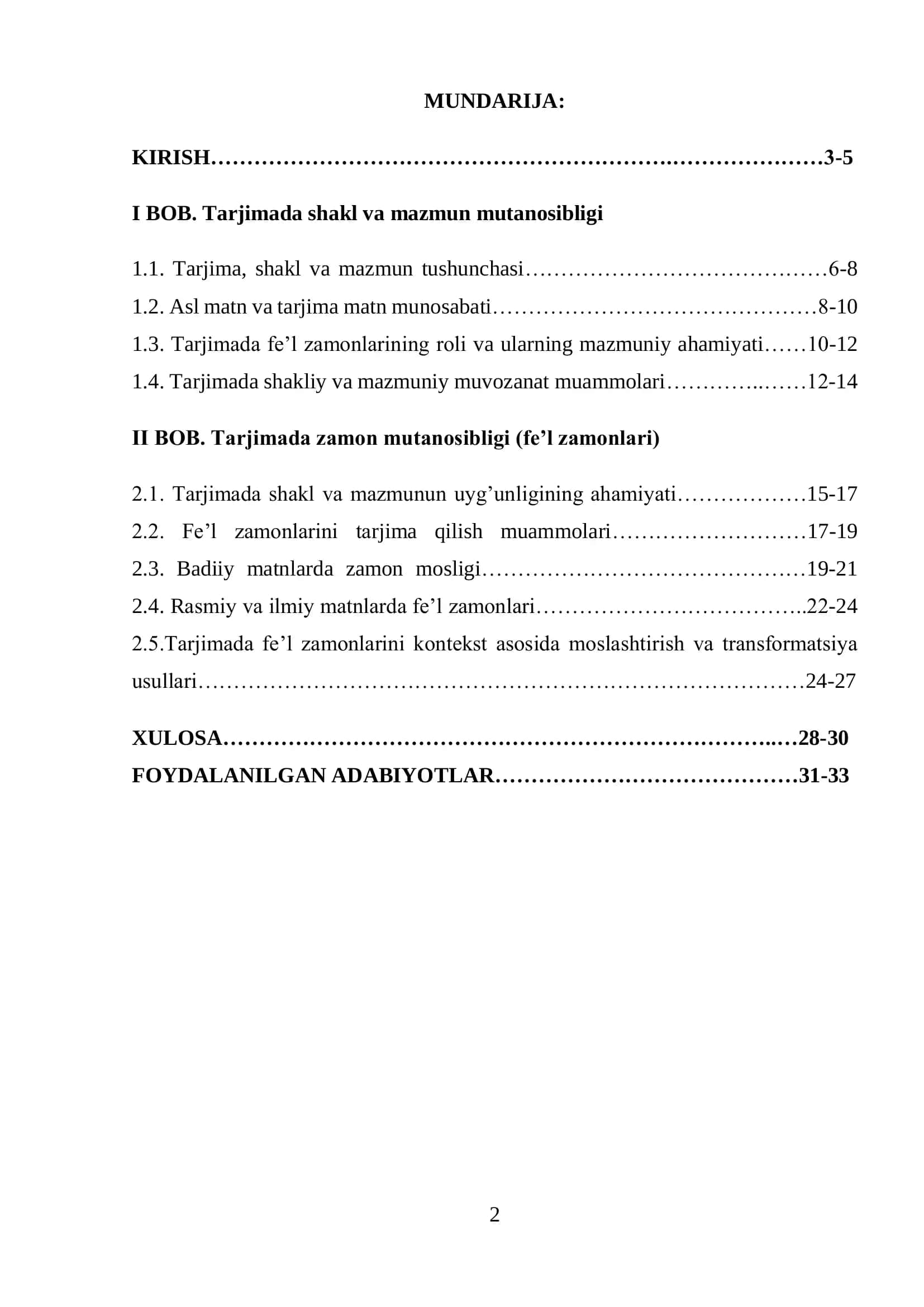 Tarjimada shakliy va mazmuniy muvozanat muammolari 2