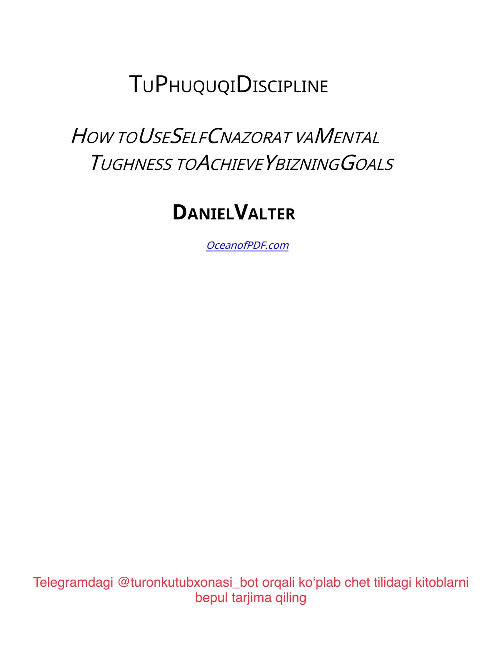 TUPHUQUQIDISCIPLINE 2
