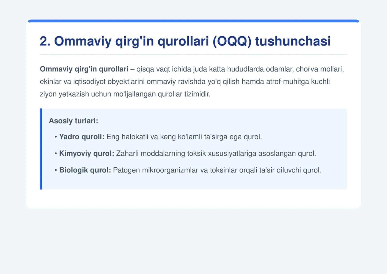 Zamonaviy va ommaviy qizgʻin qurollari 2