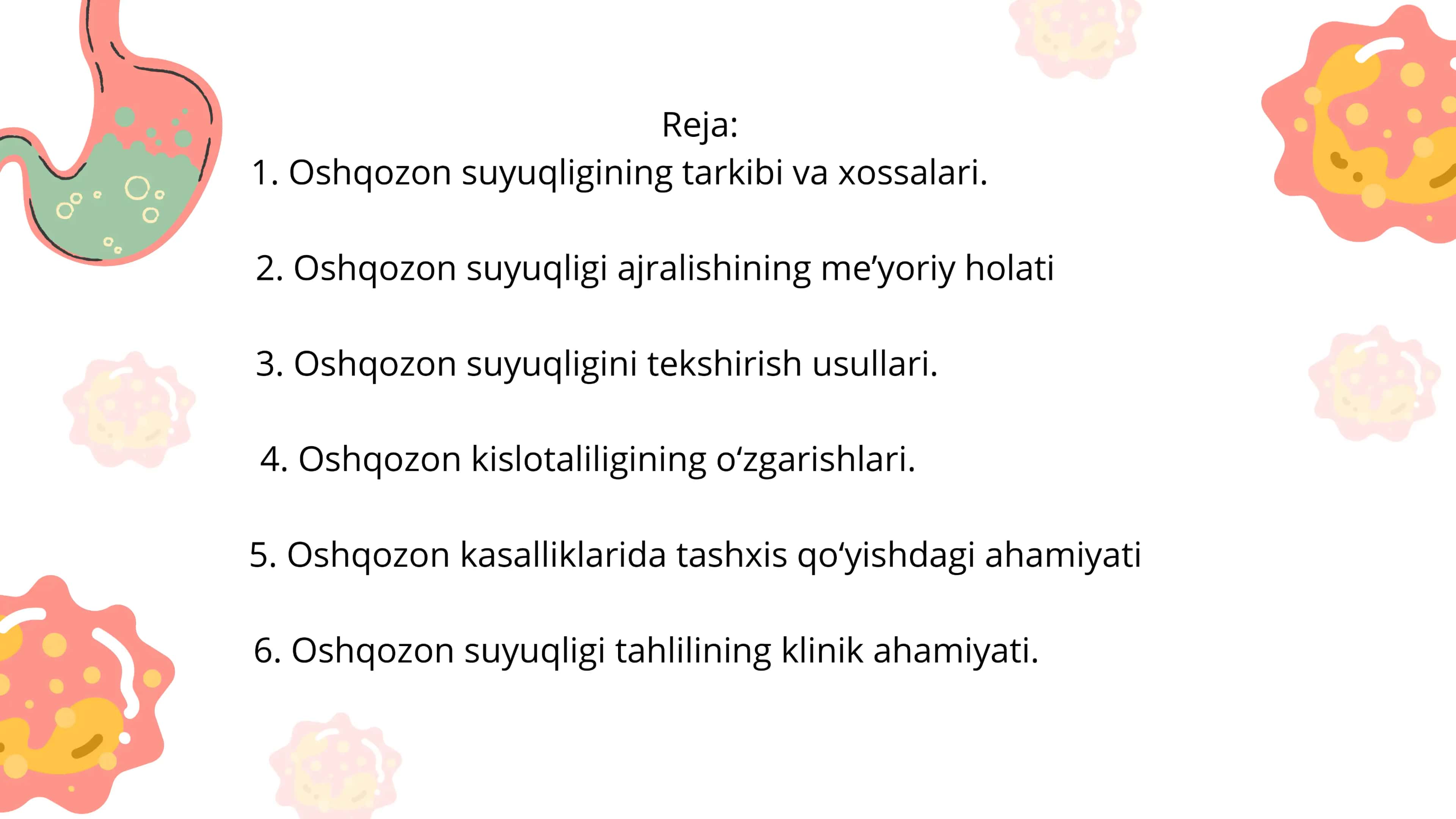 Oshqozon suyuqligi tashxisi 2
