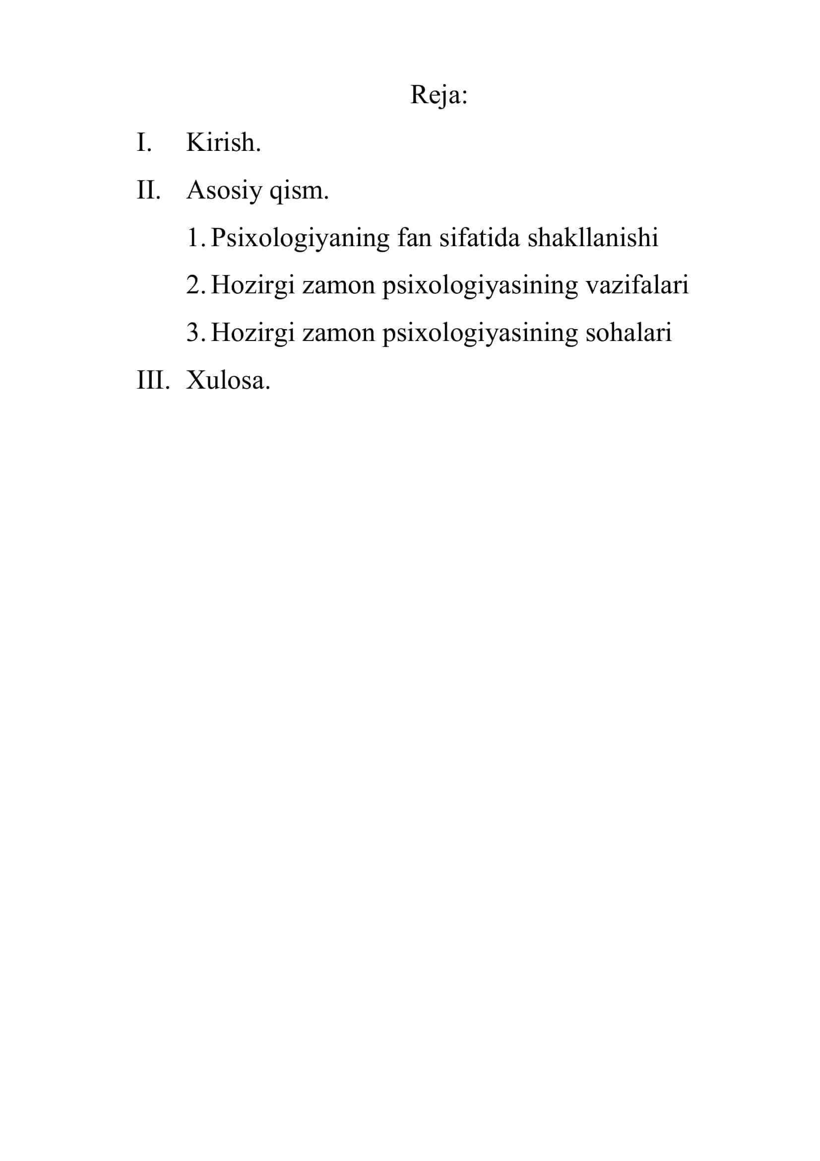 Hozirgi zamon psixologiyasi 2