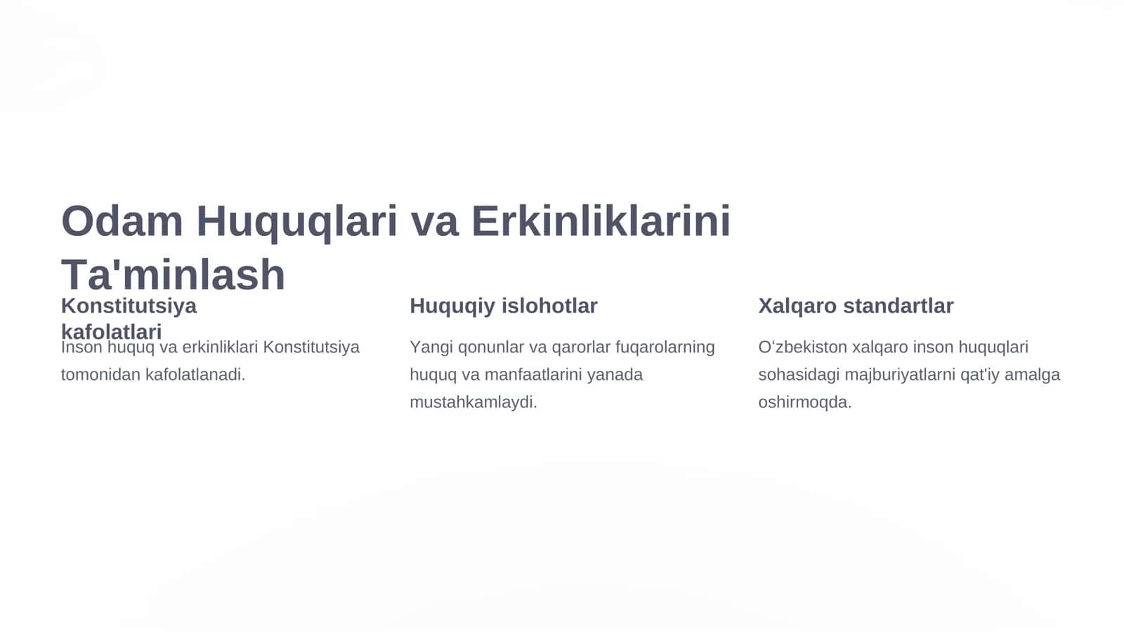 Ijtimoiy Oʻzgarishlar 2