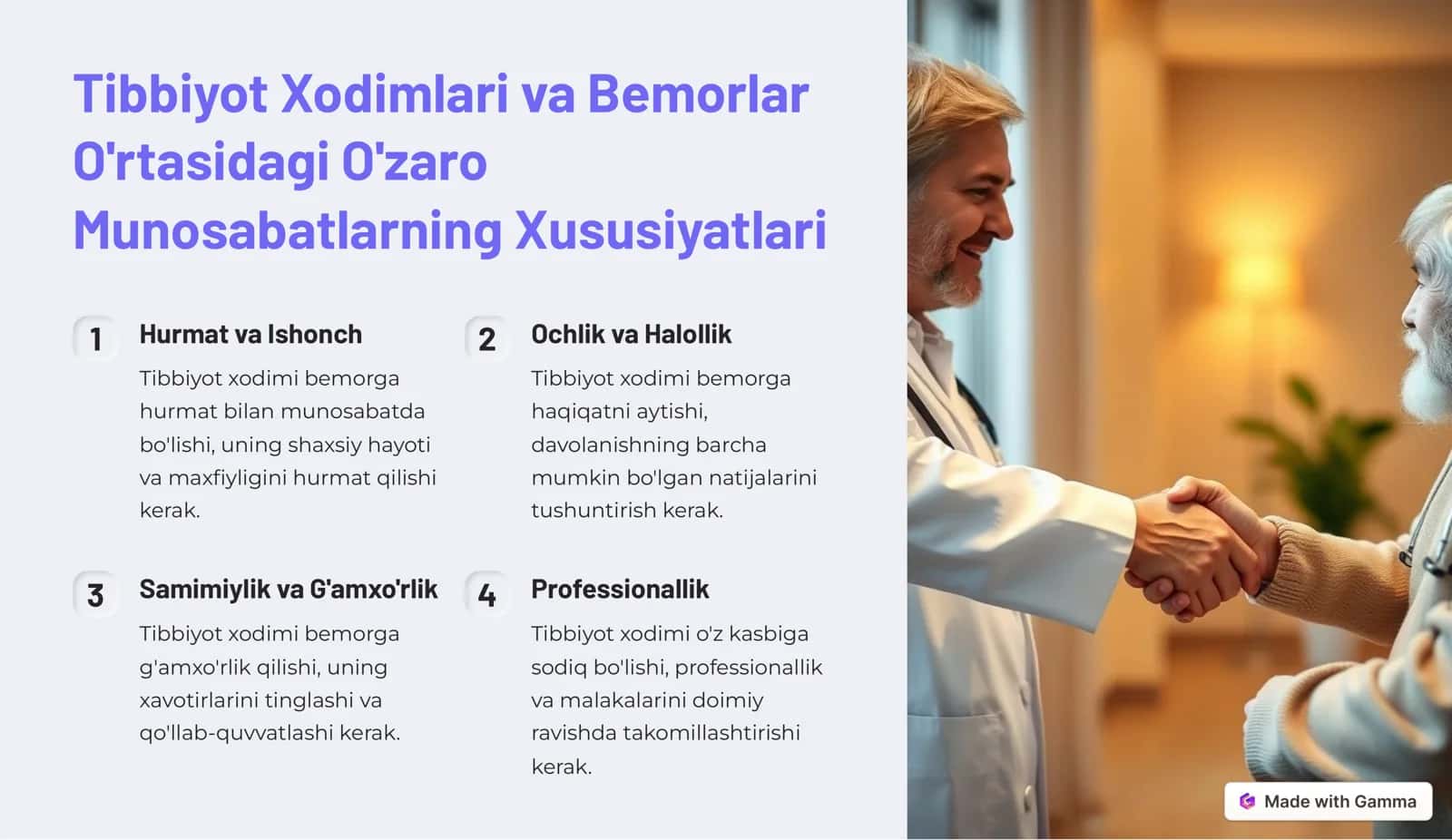 Stomatologiyada Deontologiya va Tibbiy Etika 2