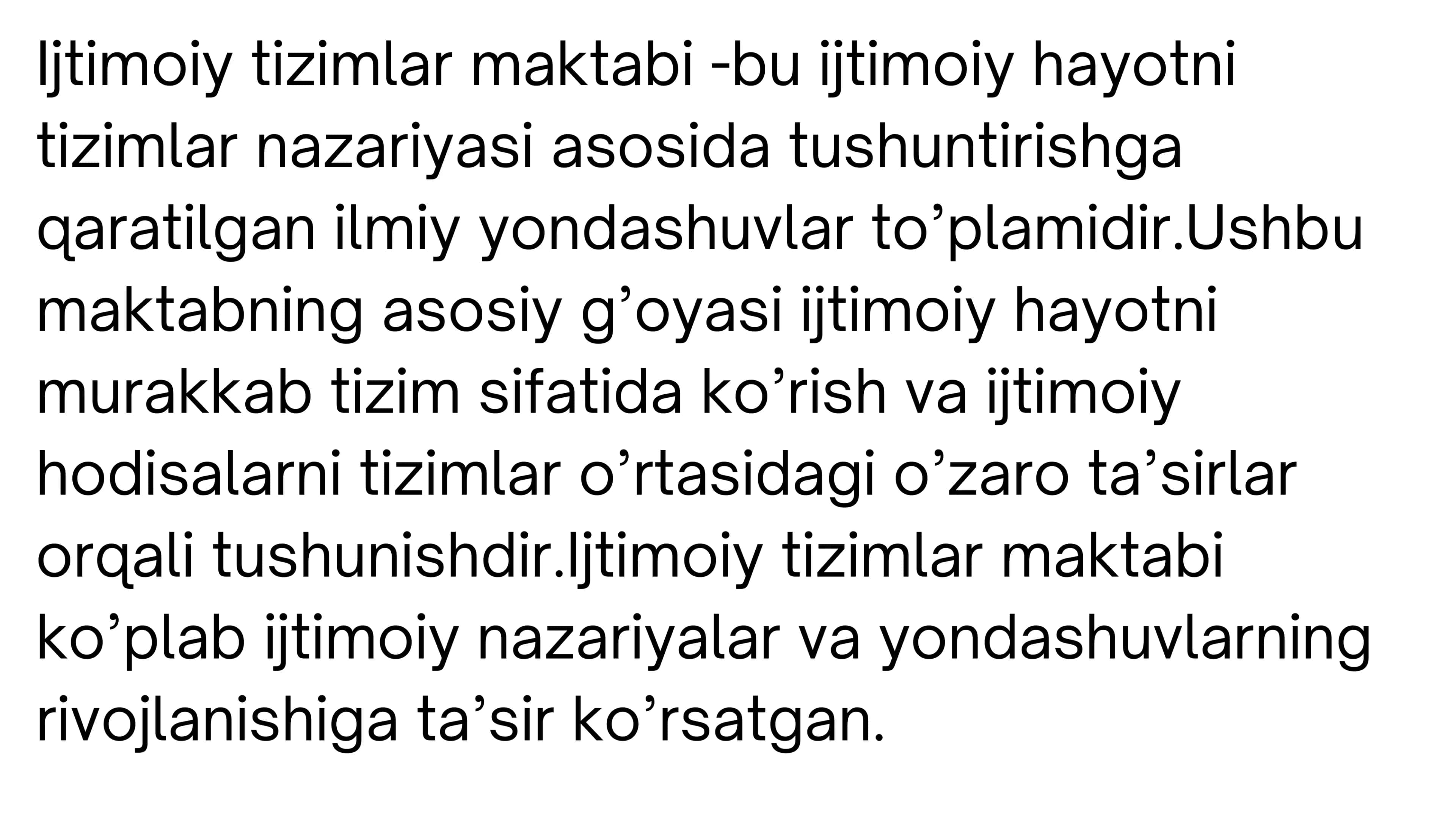 IJTIMOIY TIZIMLAR MAKTABI 2