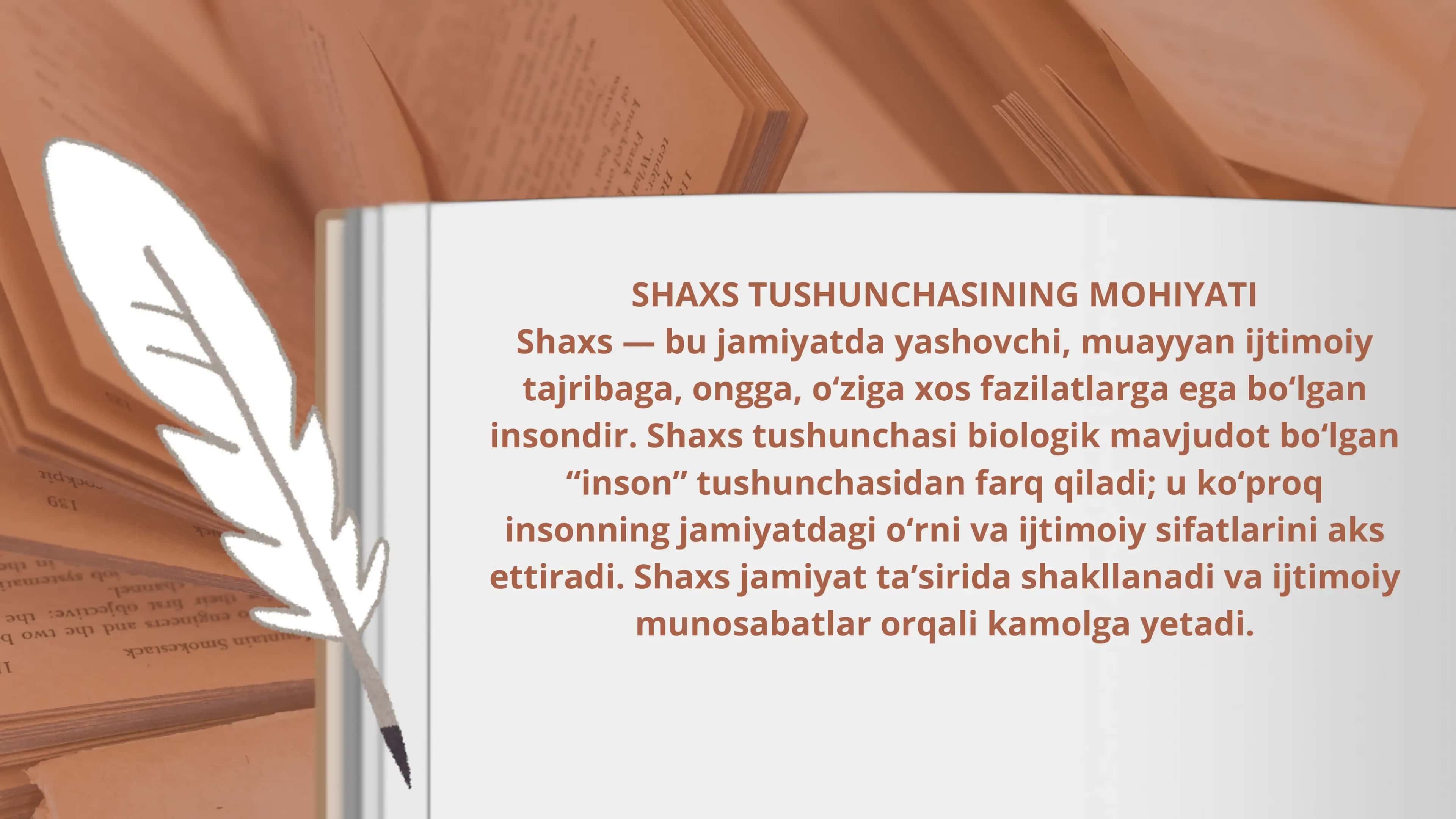 Shaxs va inson o'rtasidagi farq 2