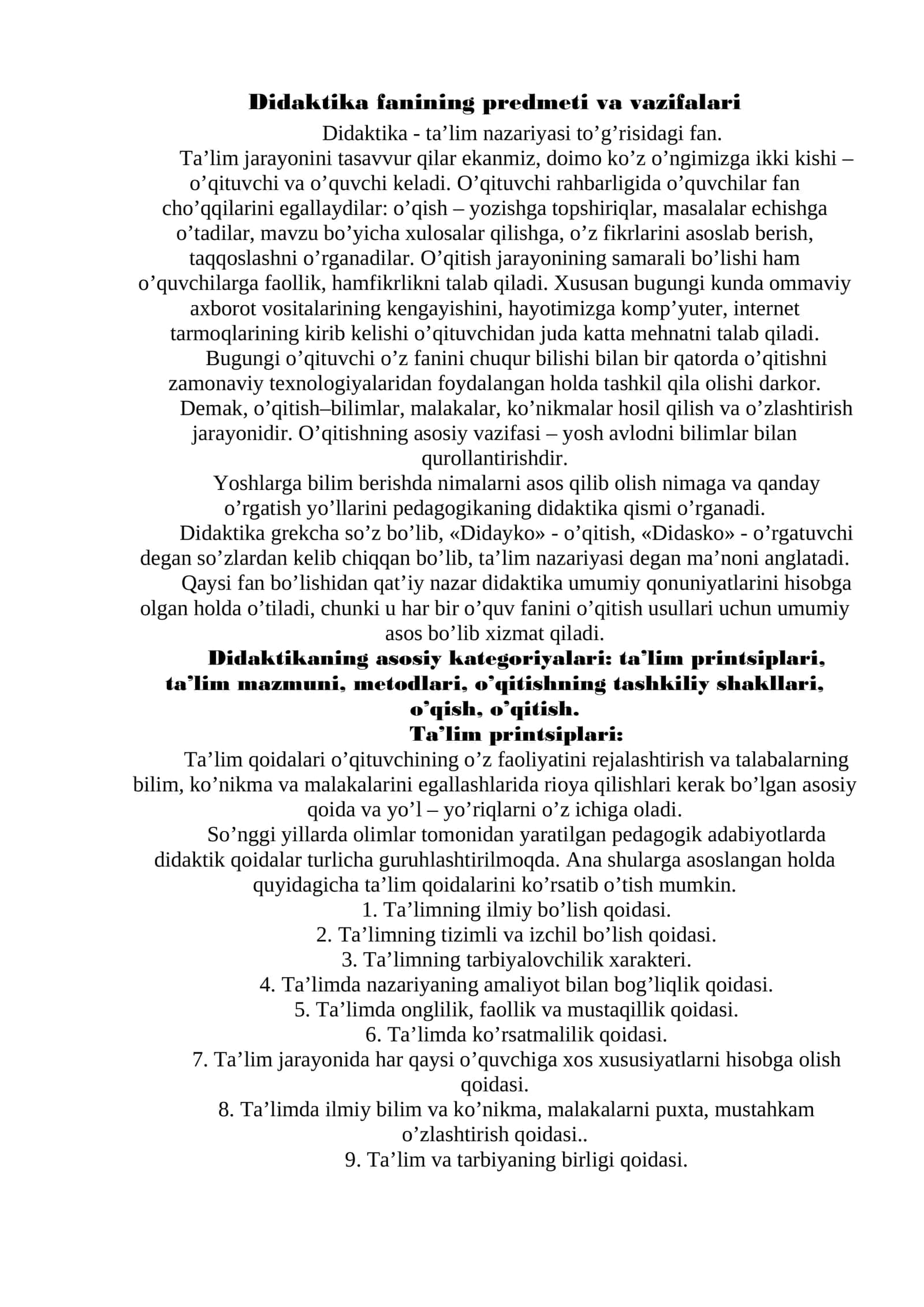 Ta’lim-tarbiya jarayonining psixologik asoslari 2