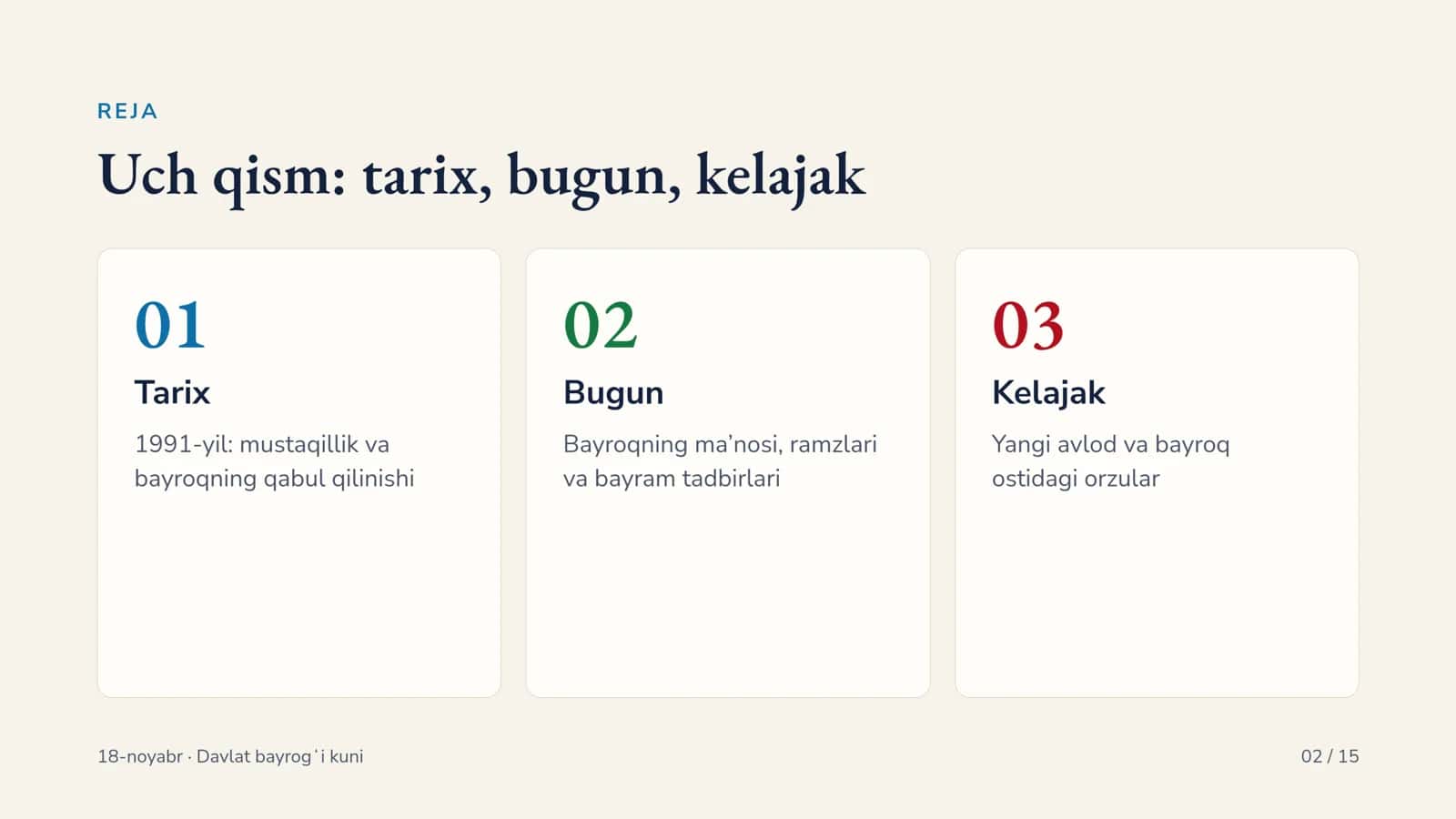 18-noyobr davlat bayrog'i 2
