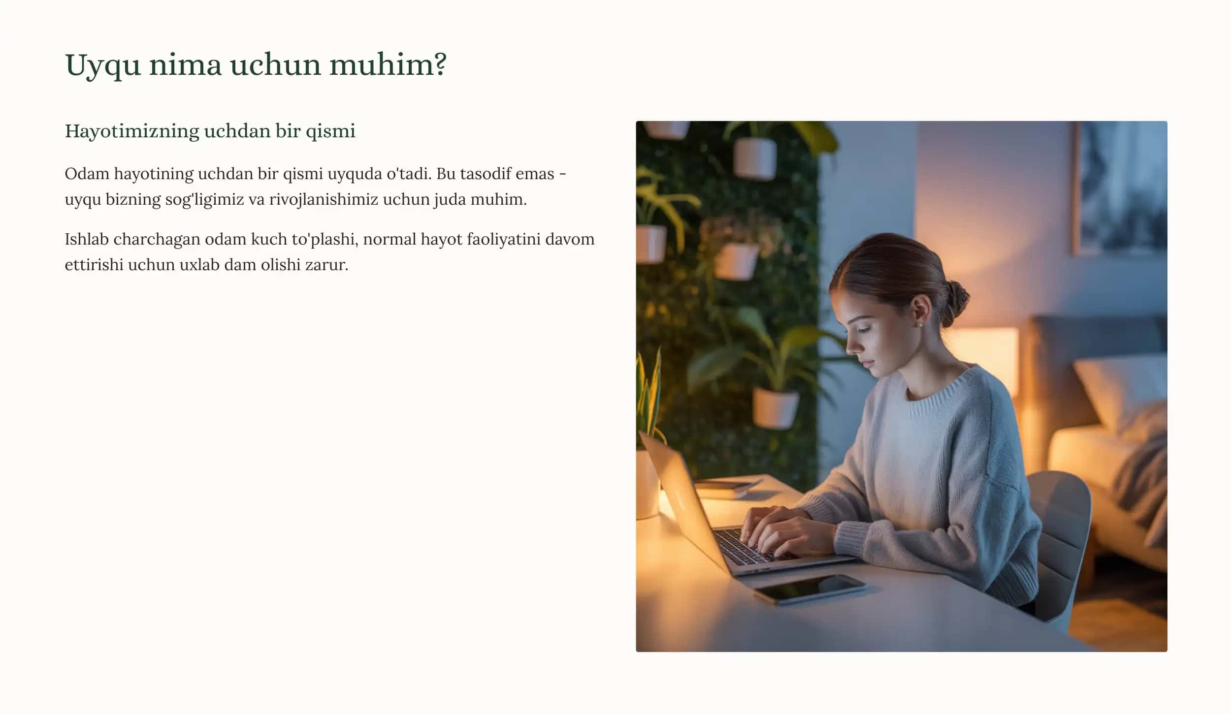 Uyqu va Uning Ahamiyati 2