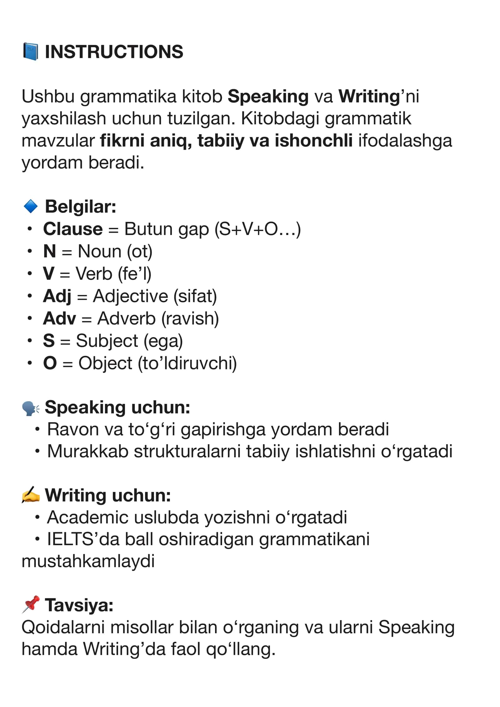 15 Advanced Grammar structures 2