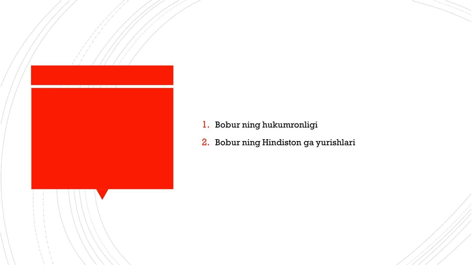 Bobur ning hukumronligi 2