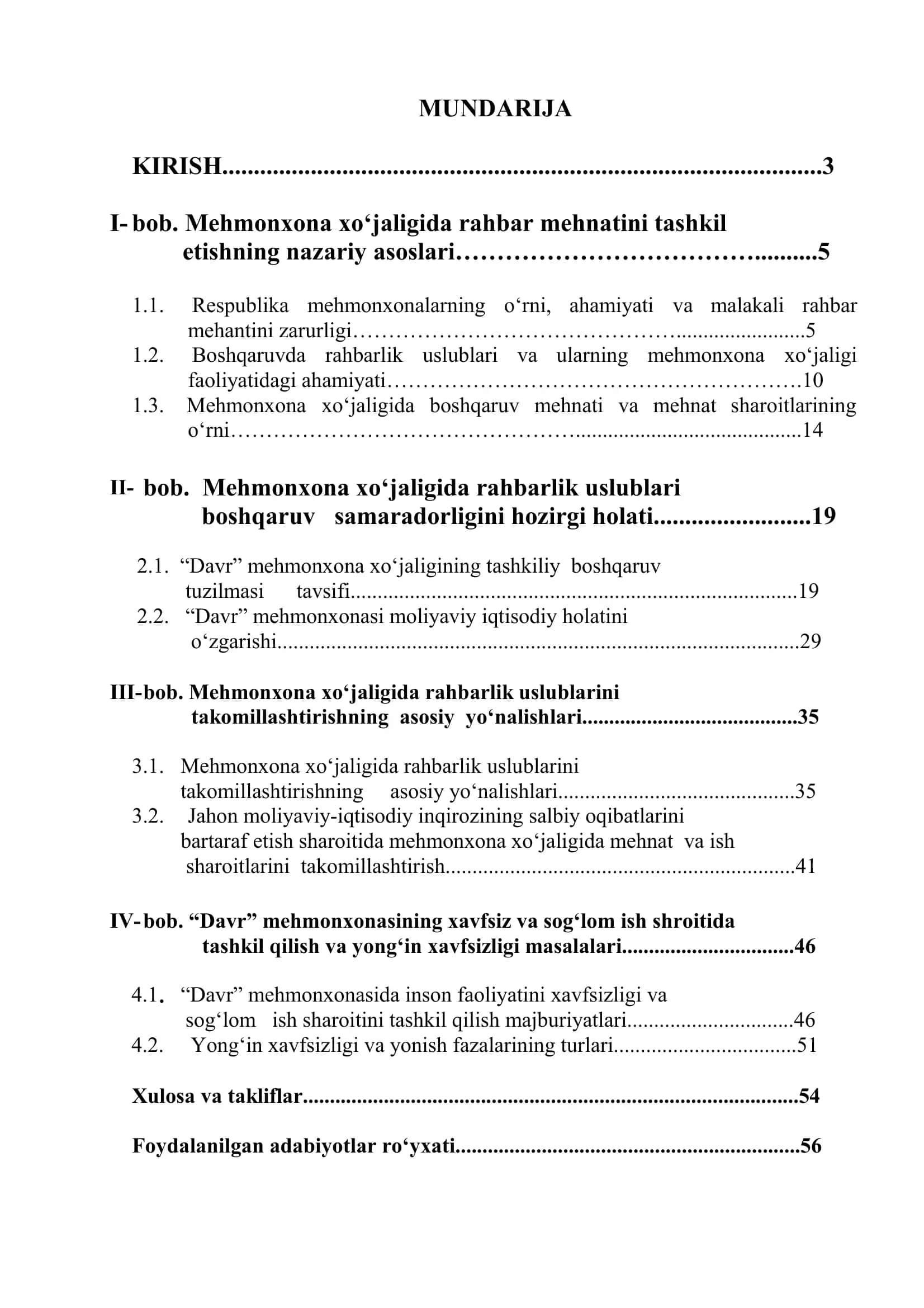 Turizm menejmenti ta’lim yo’nalishi 2