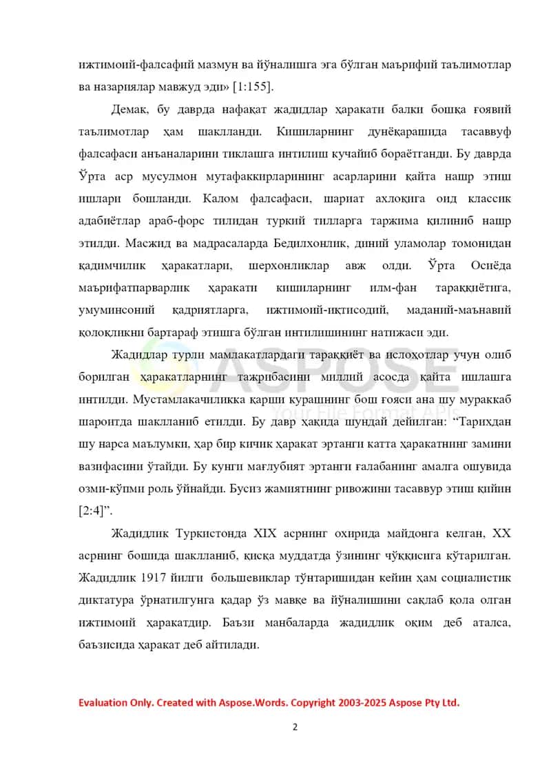 Марказий Осиёда жадидчиликнинг шаклланиши 2