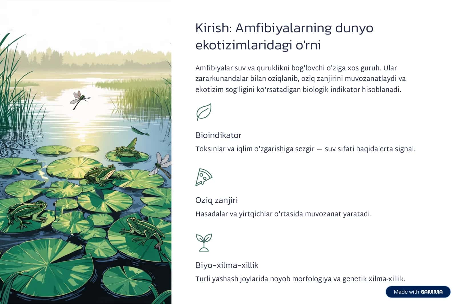 Amfibiyalarning Ekologiyasi 2