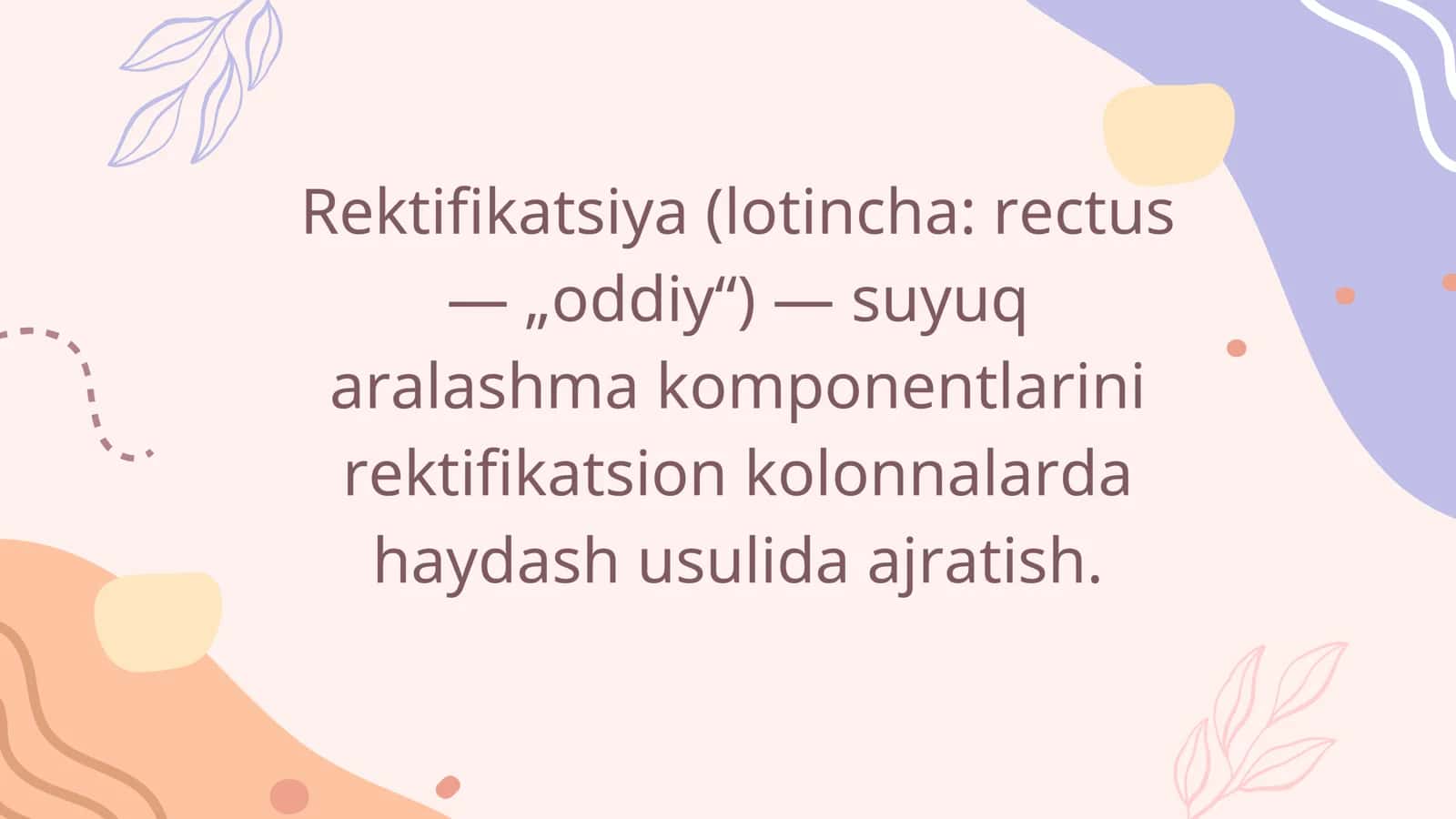 Reflikatsion kolonnalarni oʻrnatish Taʼmirlash 2