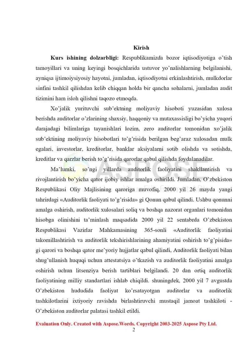 Baholar bo’yicha qarorlar qabul qilish 2