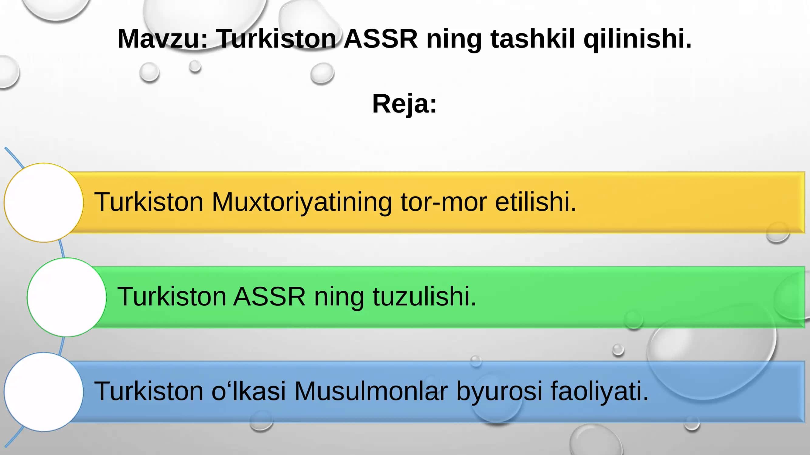 FAN: HISTORY OF UZBEKISTAN 6 2
