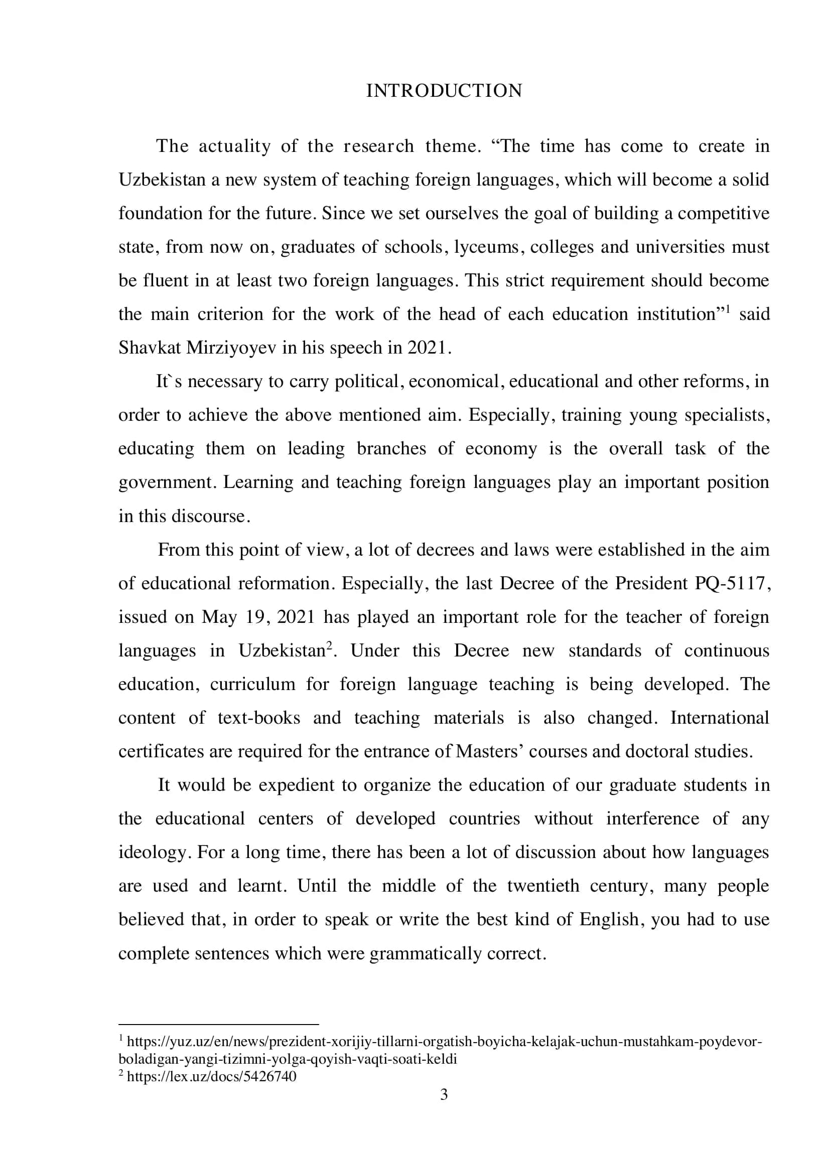 STUDY OF OFFICIAL DOCUMENTS IN ENGLISH AND UZBEK LANGUAGES 2