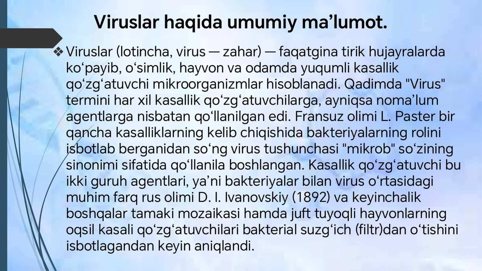 viruslarning kelib chiqishi va ularning ahamiyati 2
