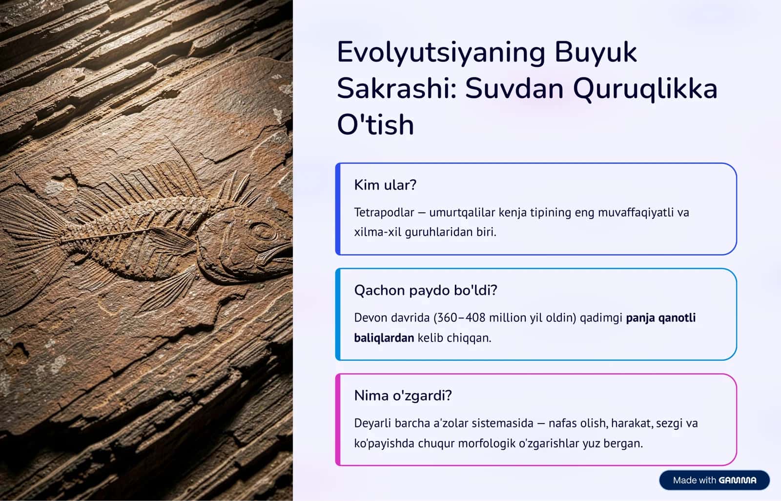 Tatrapoda: Quruqlikda Hayotga Moslashish Sirlari 2