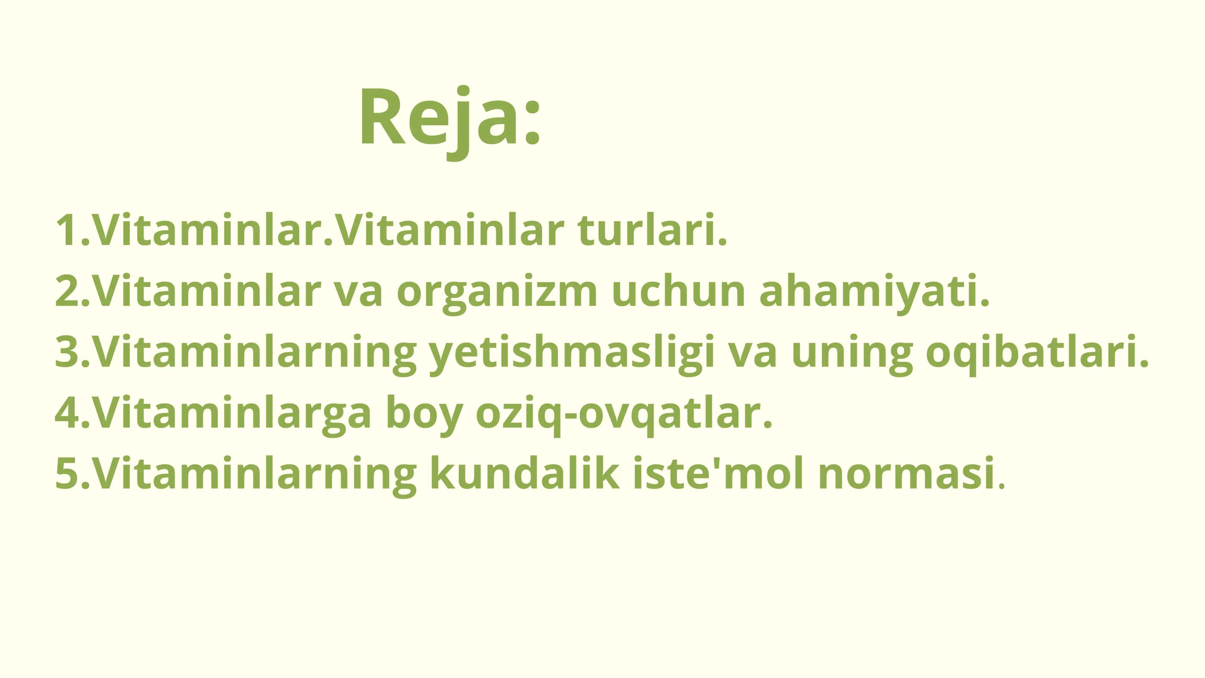 Vitaminlar 2