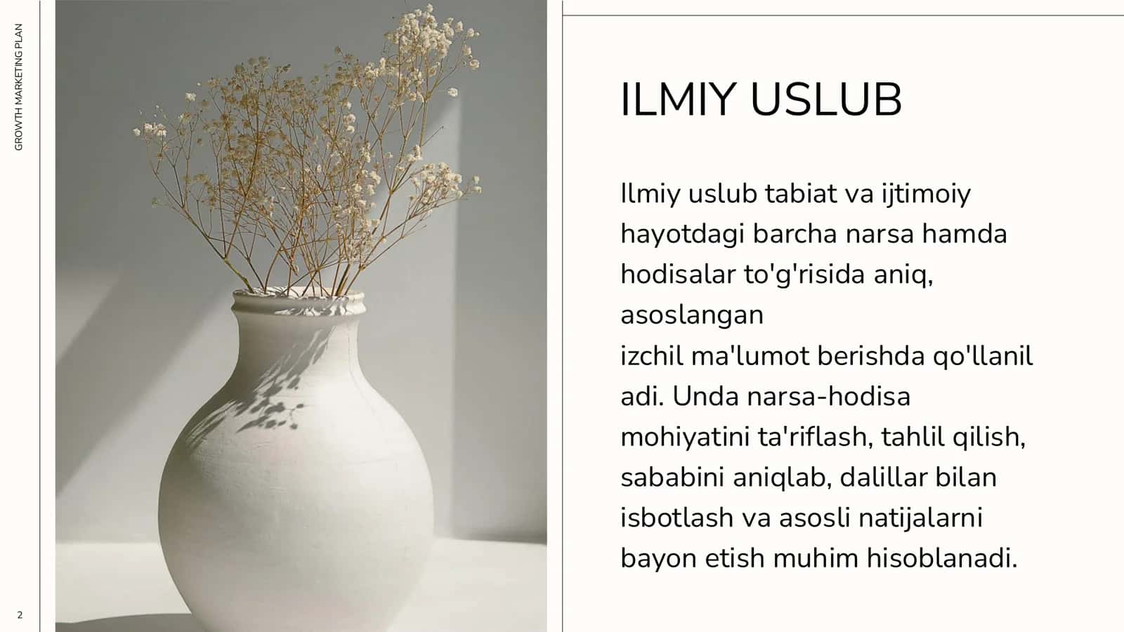 ILMIY USLUB VA RASMIY-IDORAVIY USLUB 2