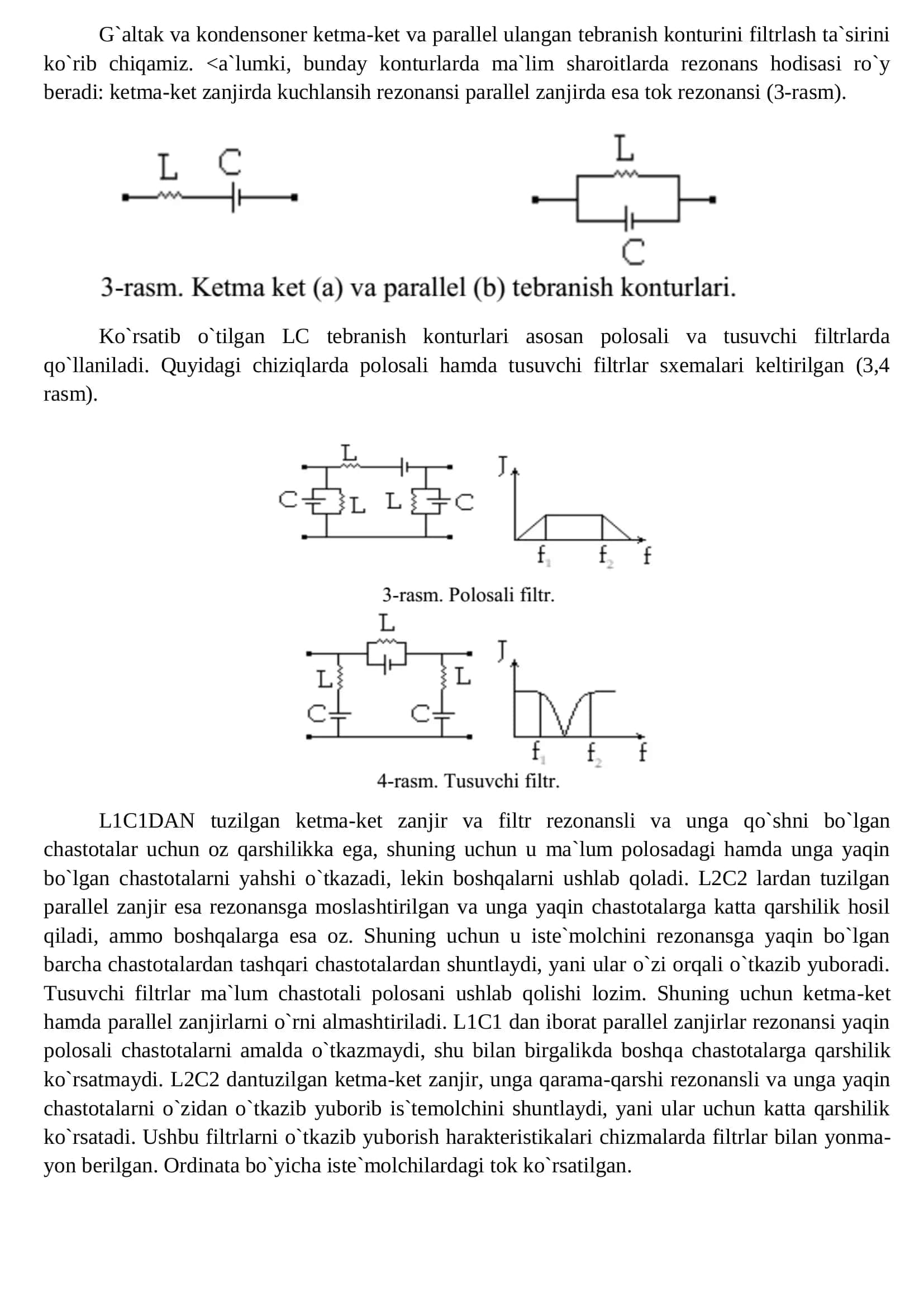 Kuchlanishni Ventilli O`zgartirgichining Passiv Elementlari 2