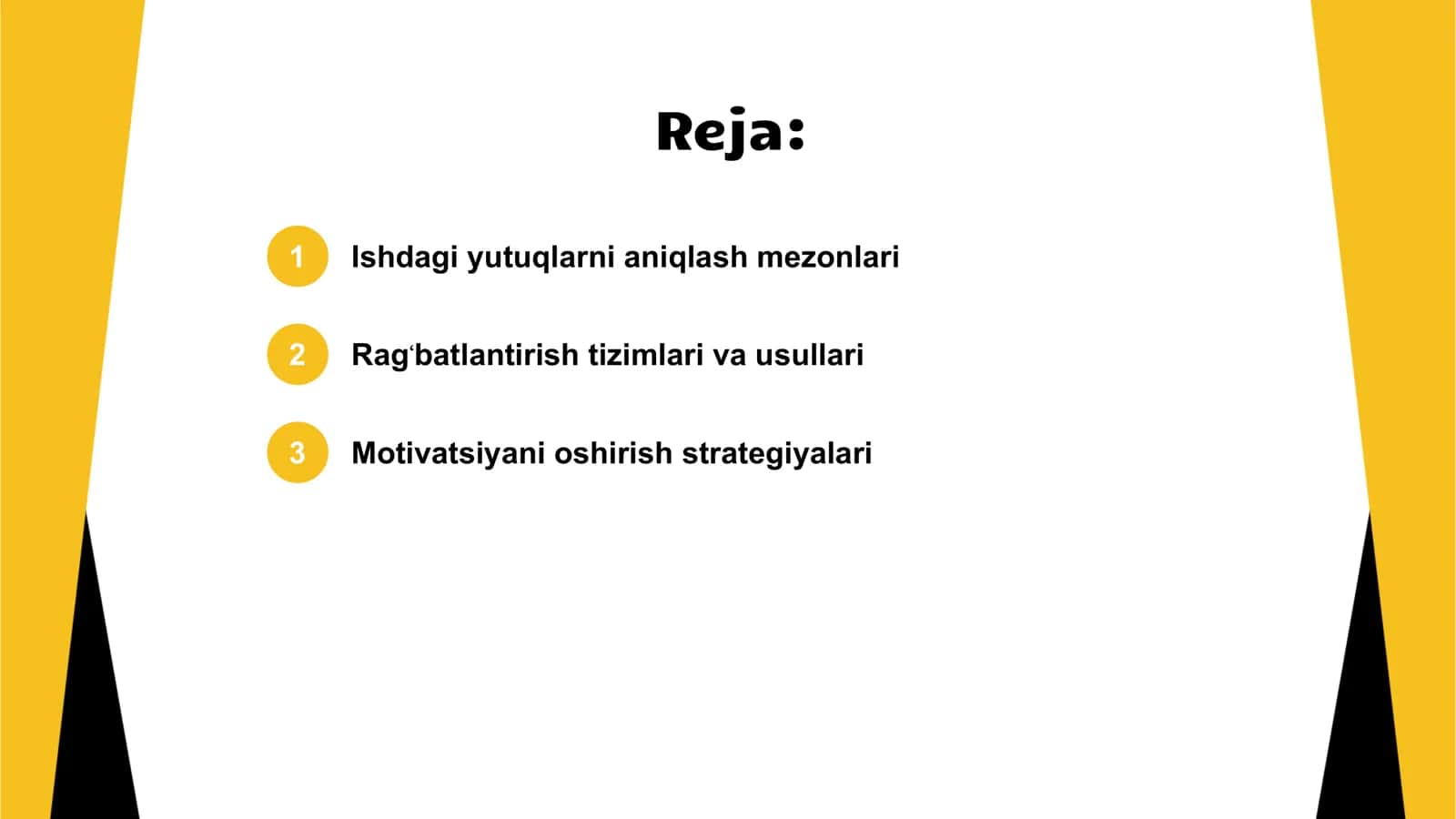 Xodimlarning ishdagi yutuqlari uchun ragʻbatlantirish 2
