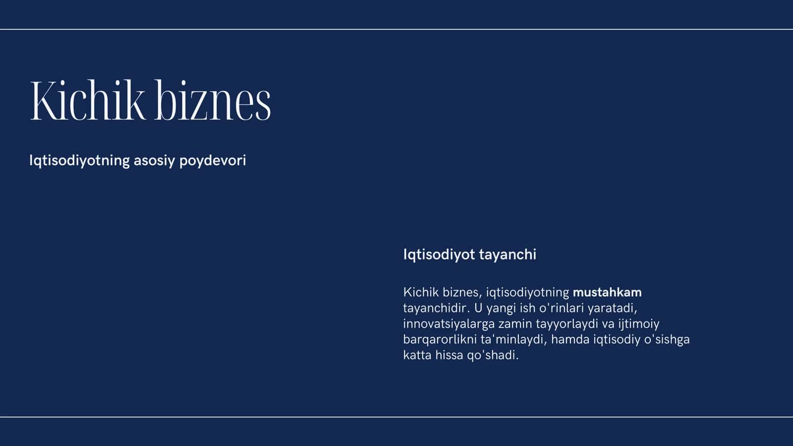 Kichik biznes 2