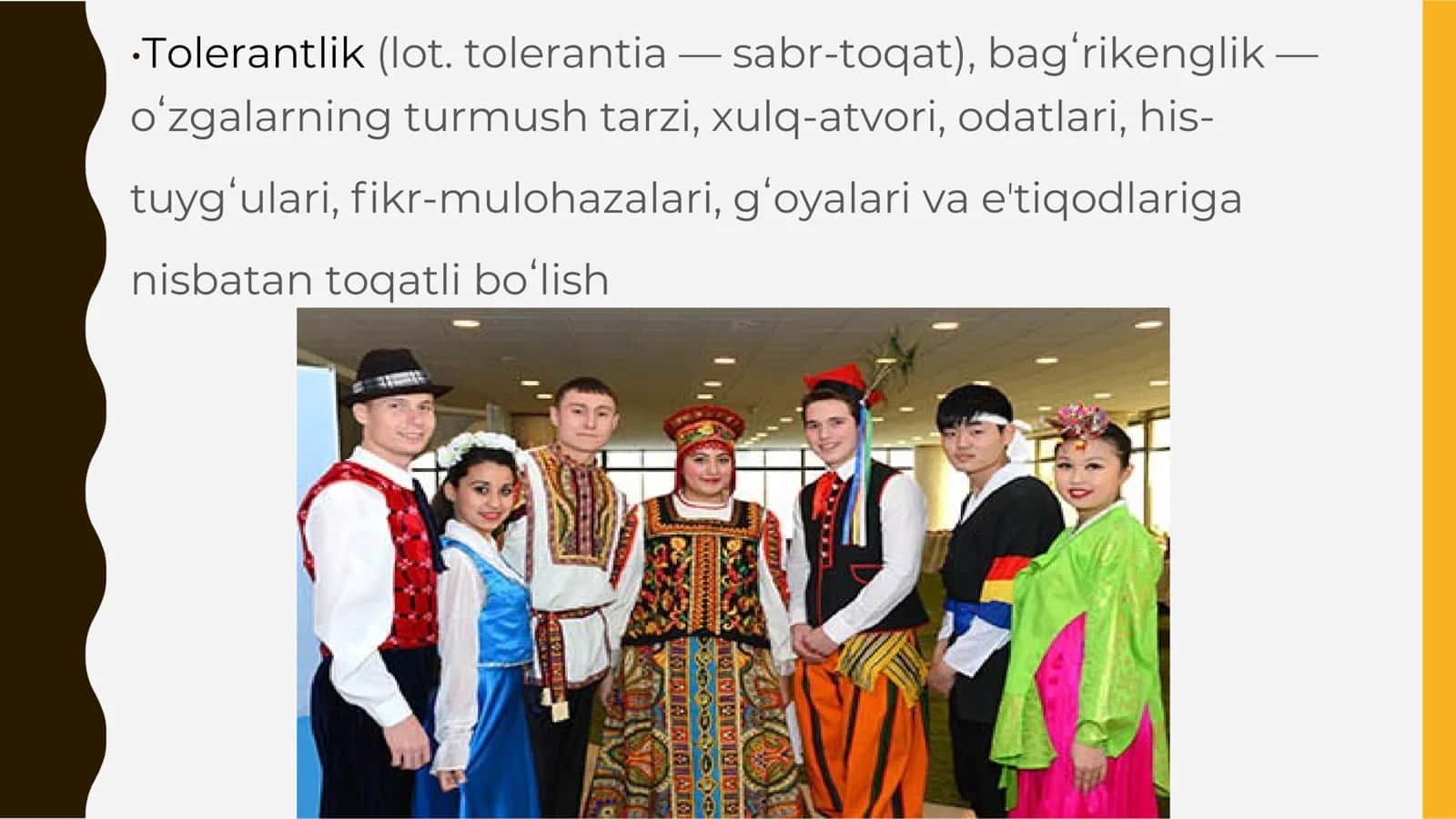 Tolerantlik tushunchasining mazmun mohiyatidagi ahamiyati 2