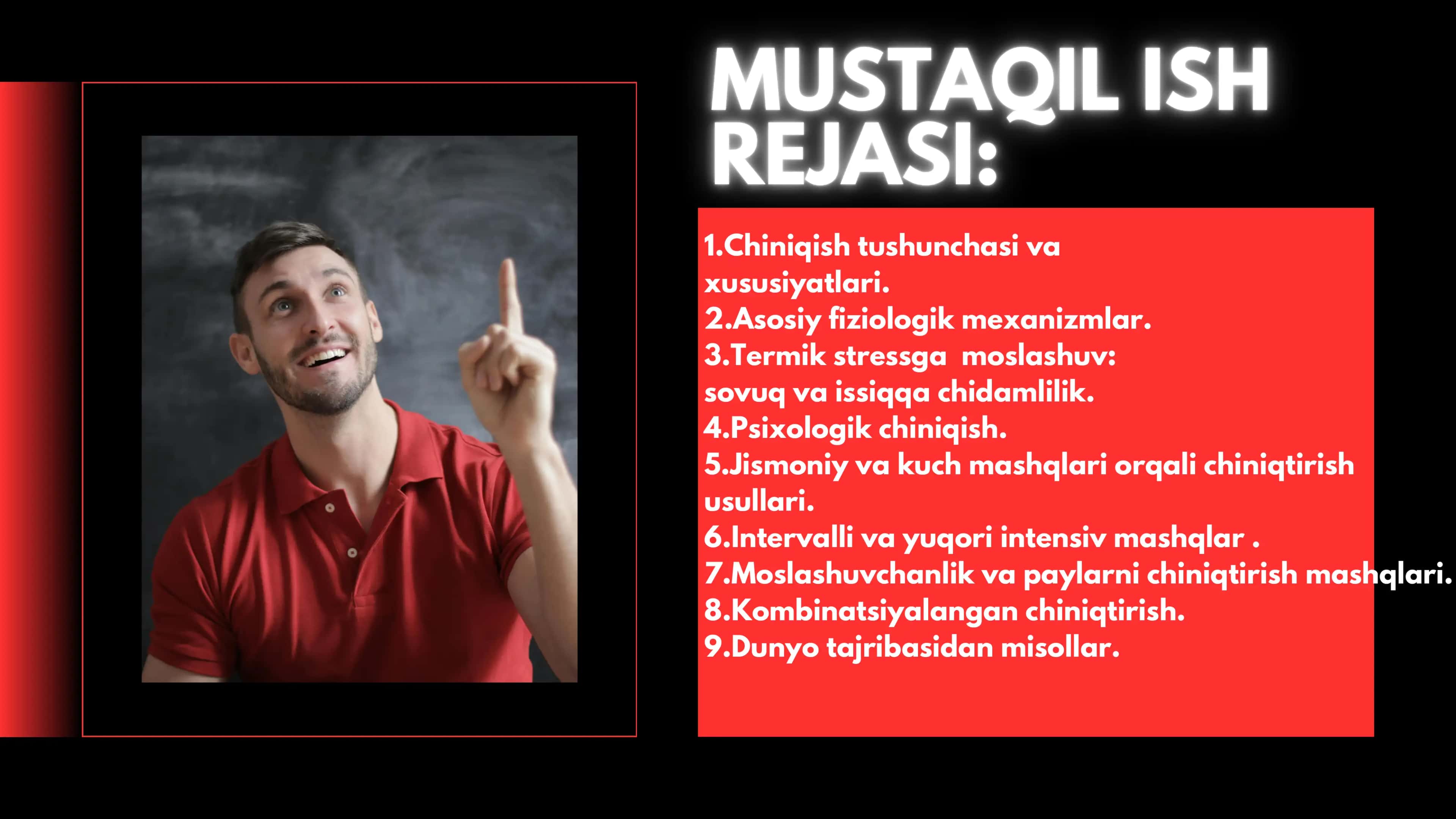 Organizmni Chiniqtirish 2