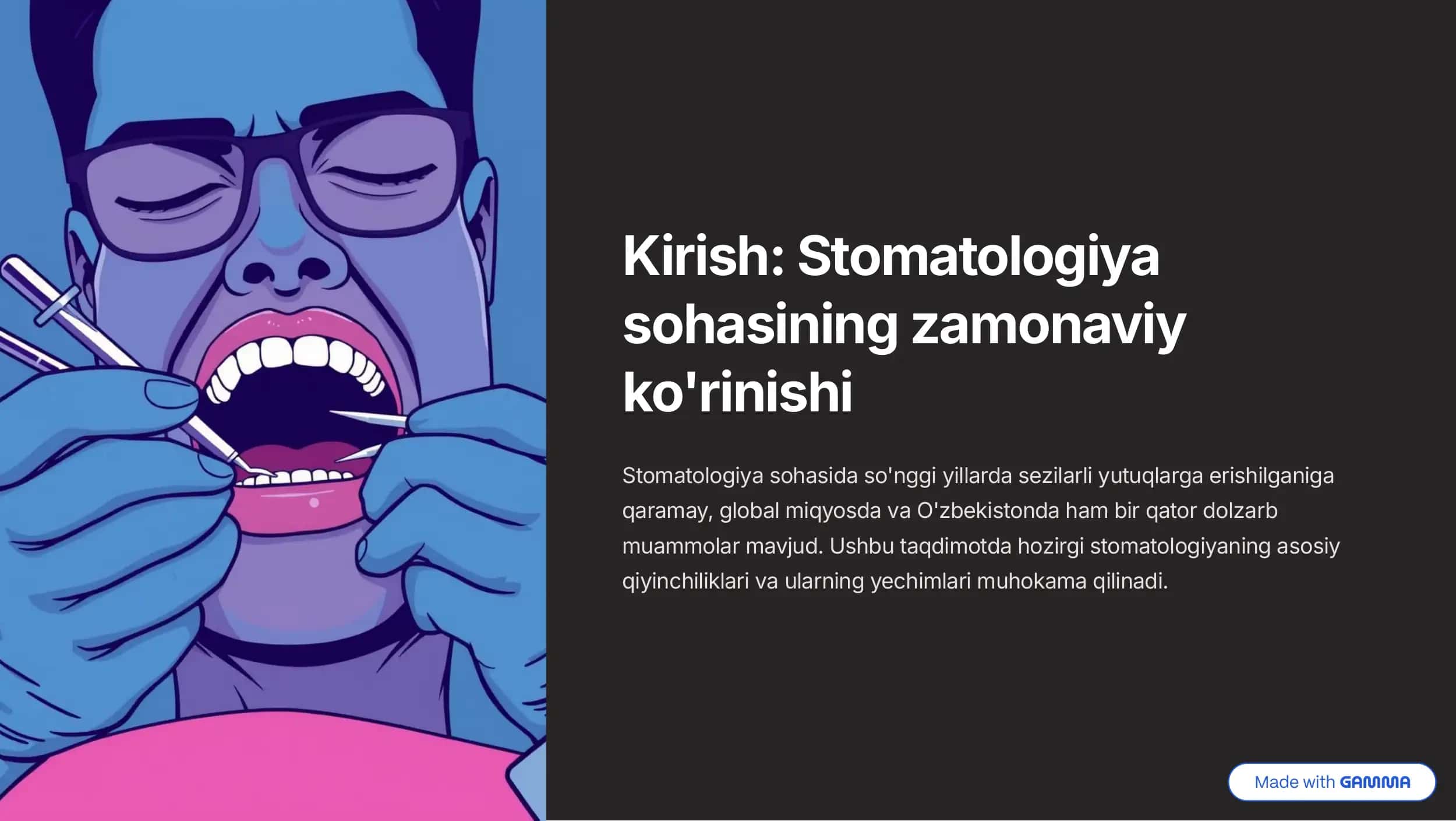 Hozirgi stomatologiyaning dolzarb muammolari 2
