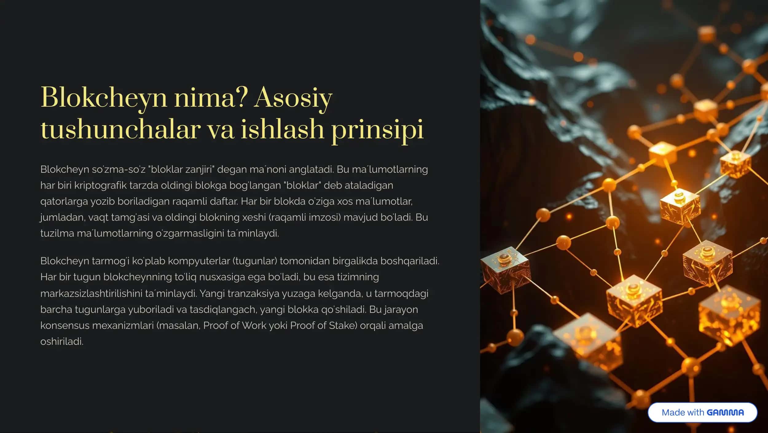 Blokcheyn texnologiyasi: Kelajak kaliti 2
