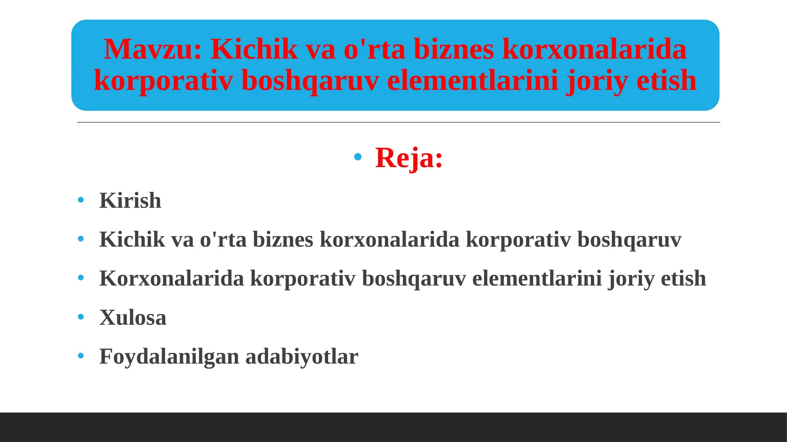 Korporativ boshqaruv 2