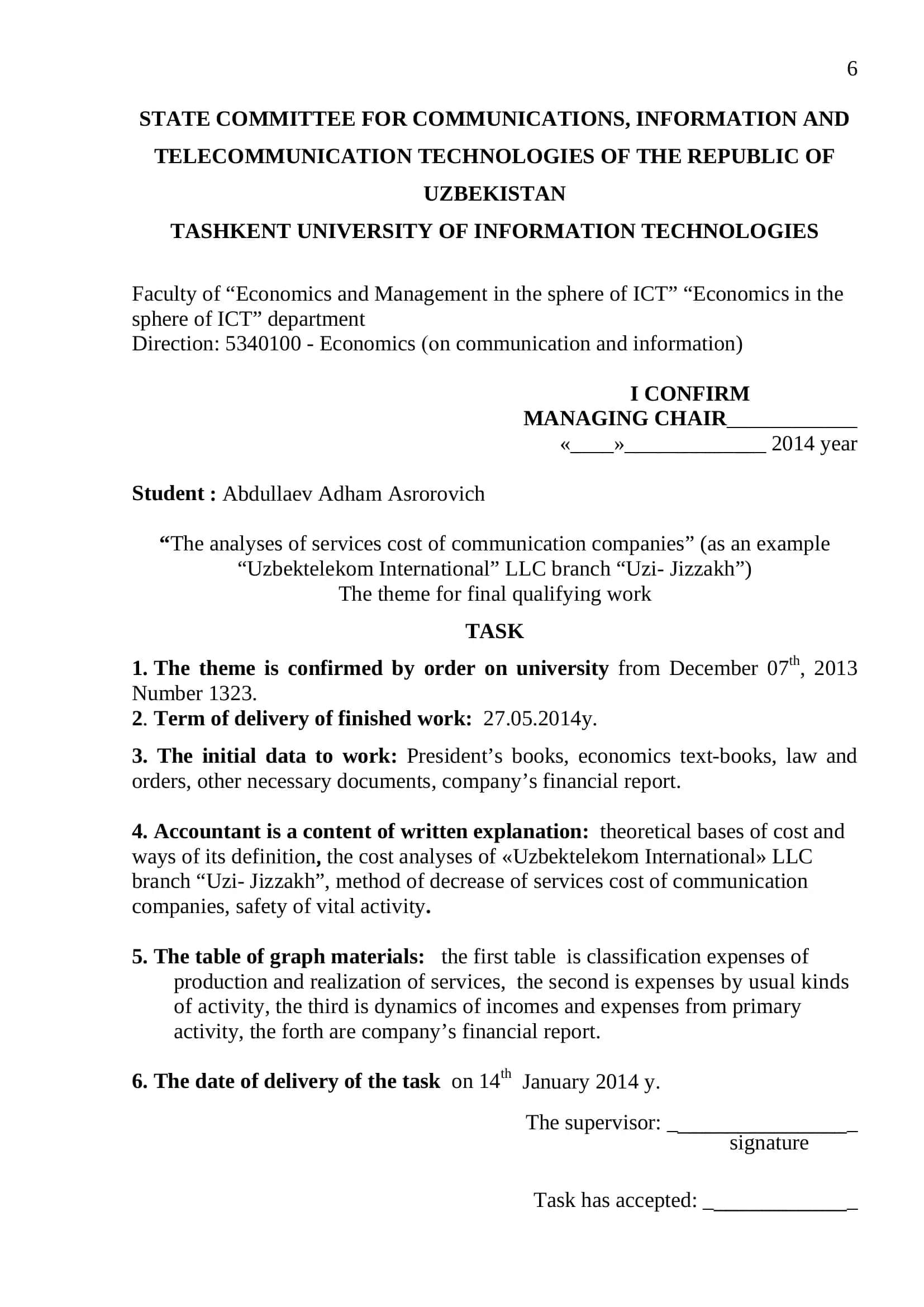 THE ANALYSES OF SERVICES COST OF COMMUNICATION COMPANIES 2