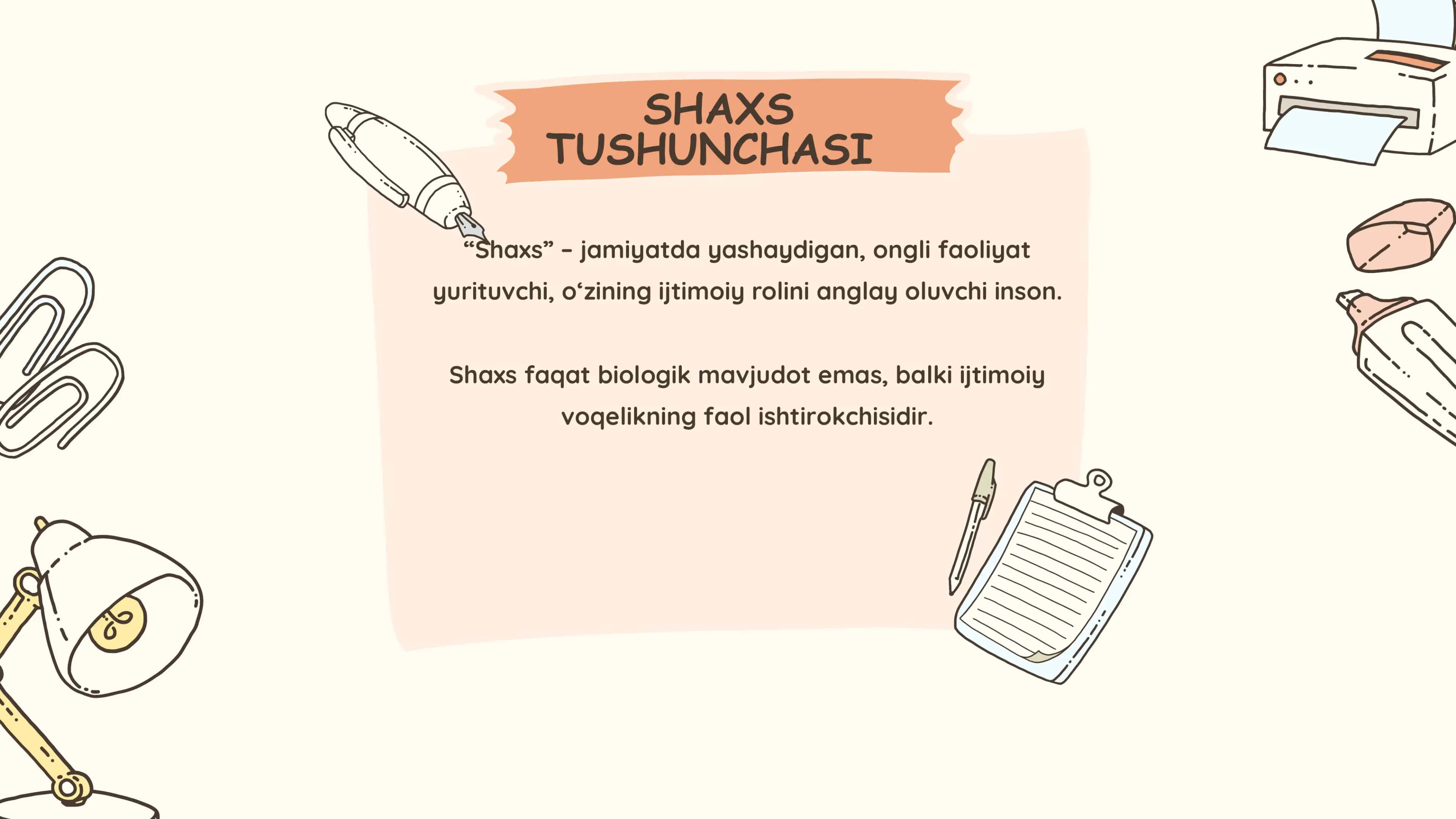 Shaxsning Shakllanishi 2