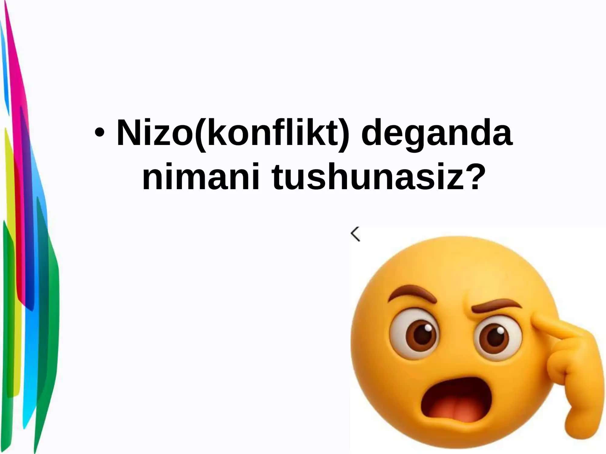 Nizolarni boshqarish 2