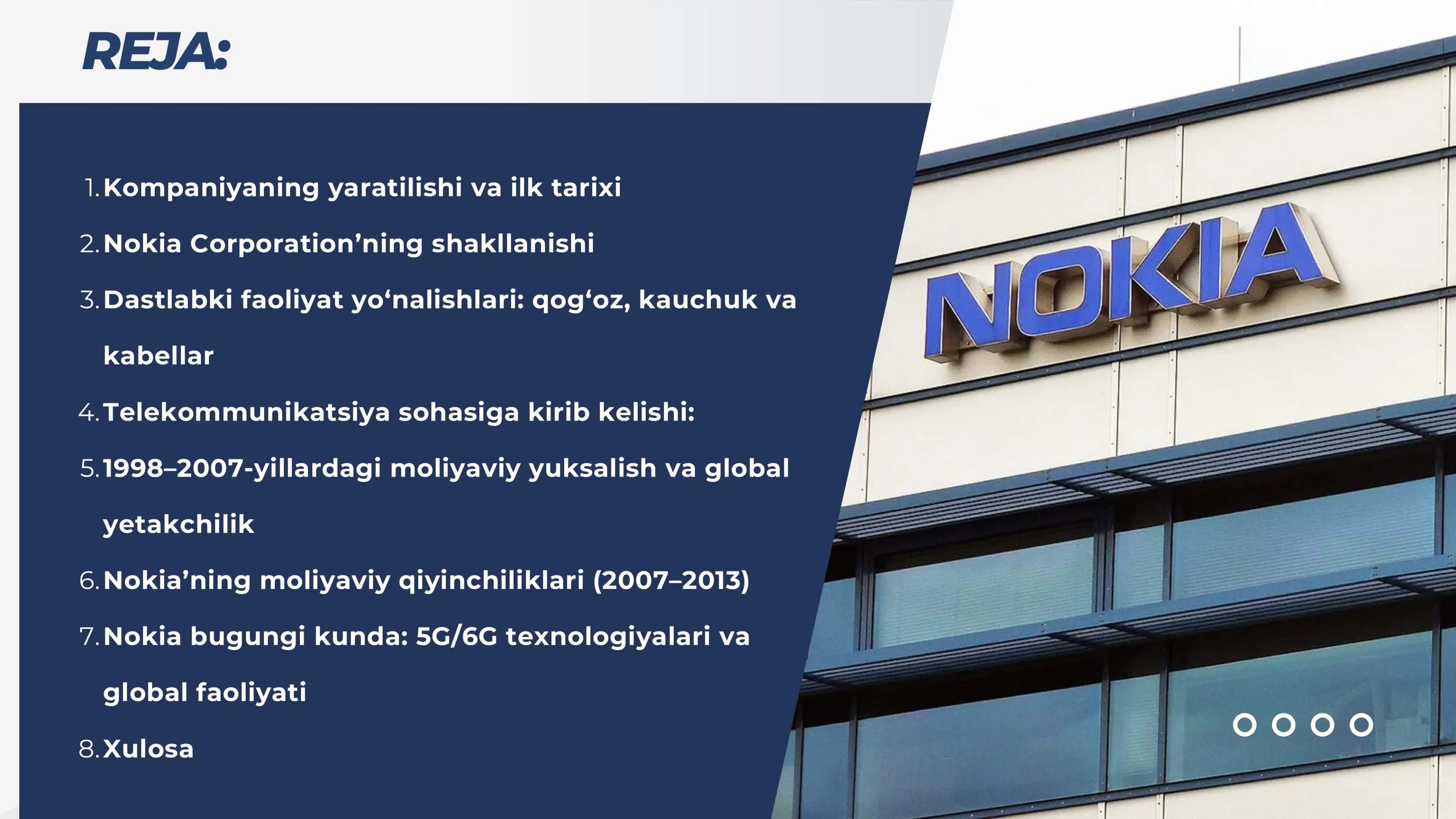 Nokia kompaniyasi haqida 2