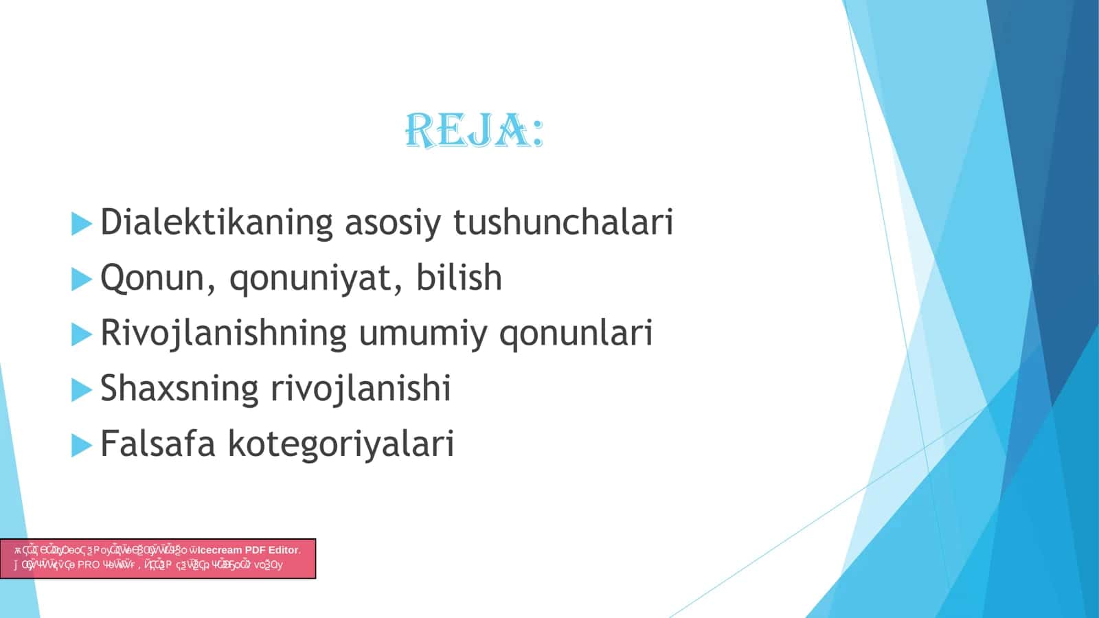 Qonun, qonuniyat va bilish 2