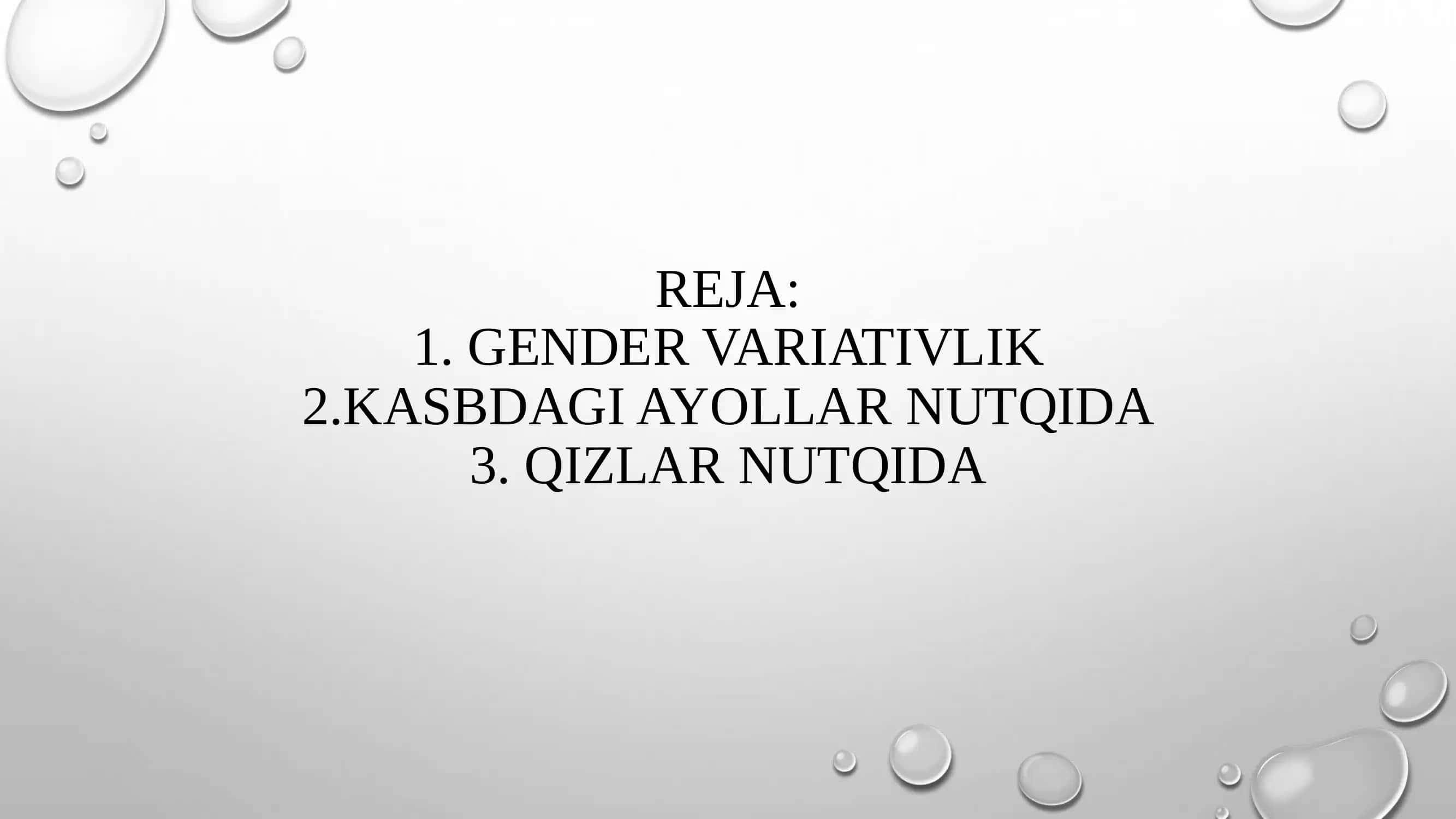 Ayollar Nutqi 2