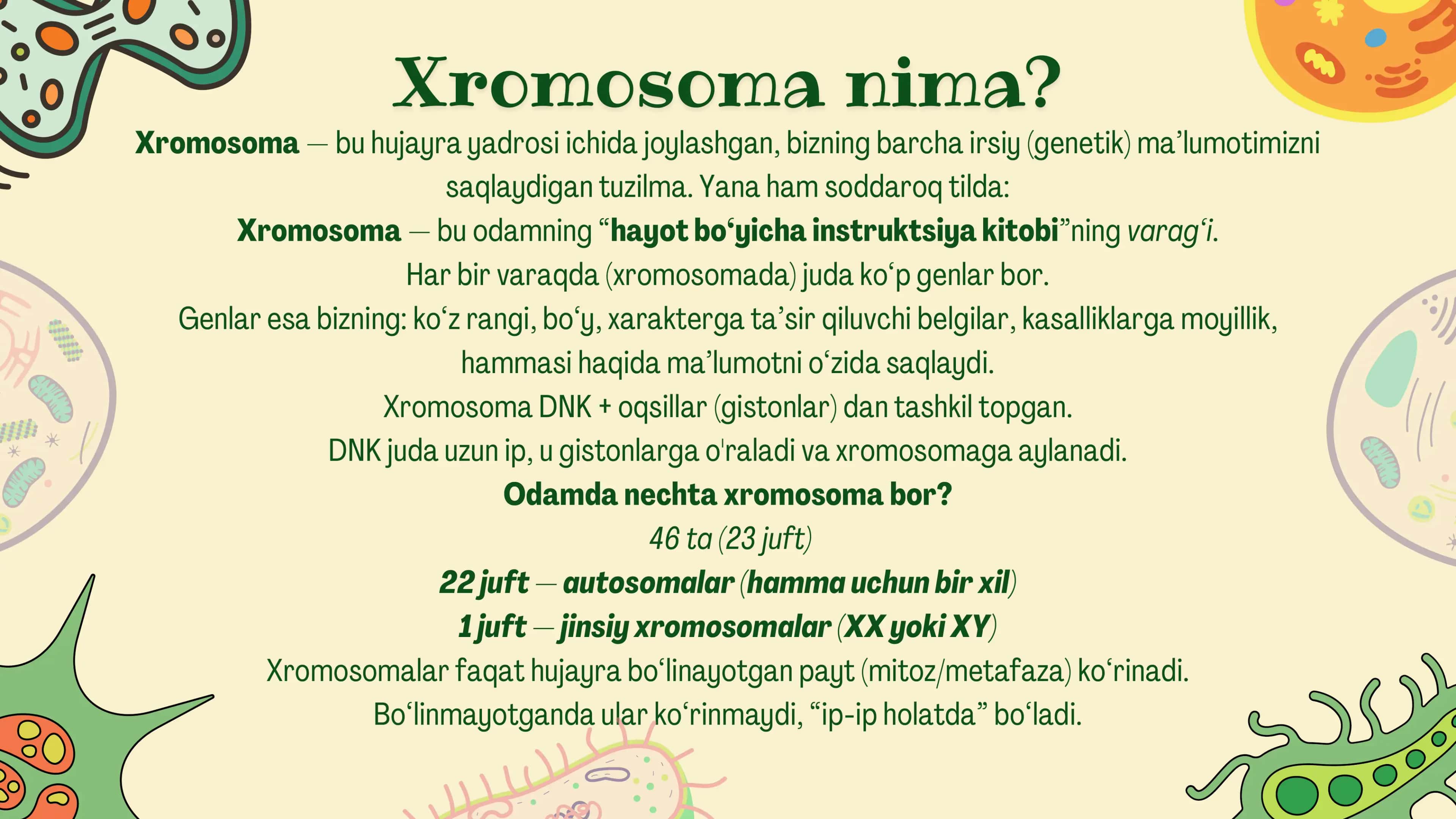 Xromosomalar 2