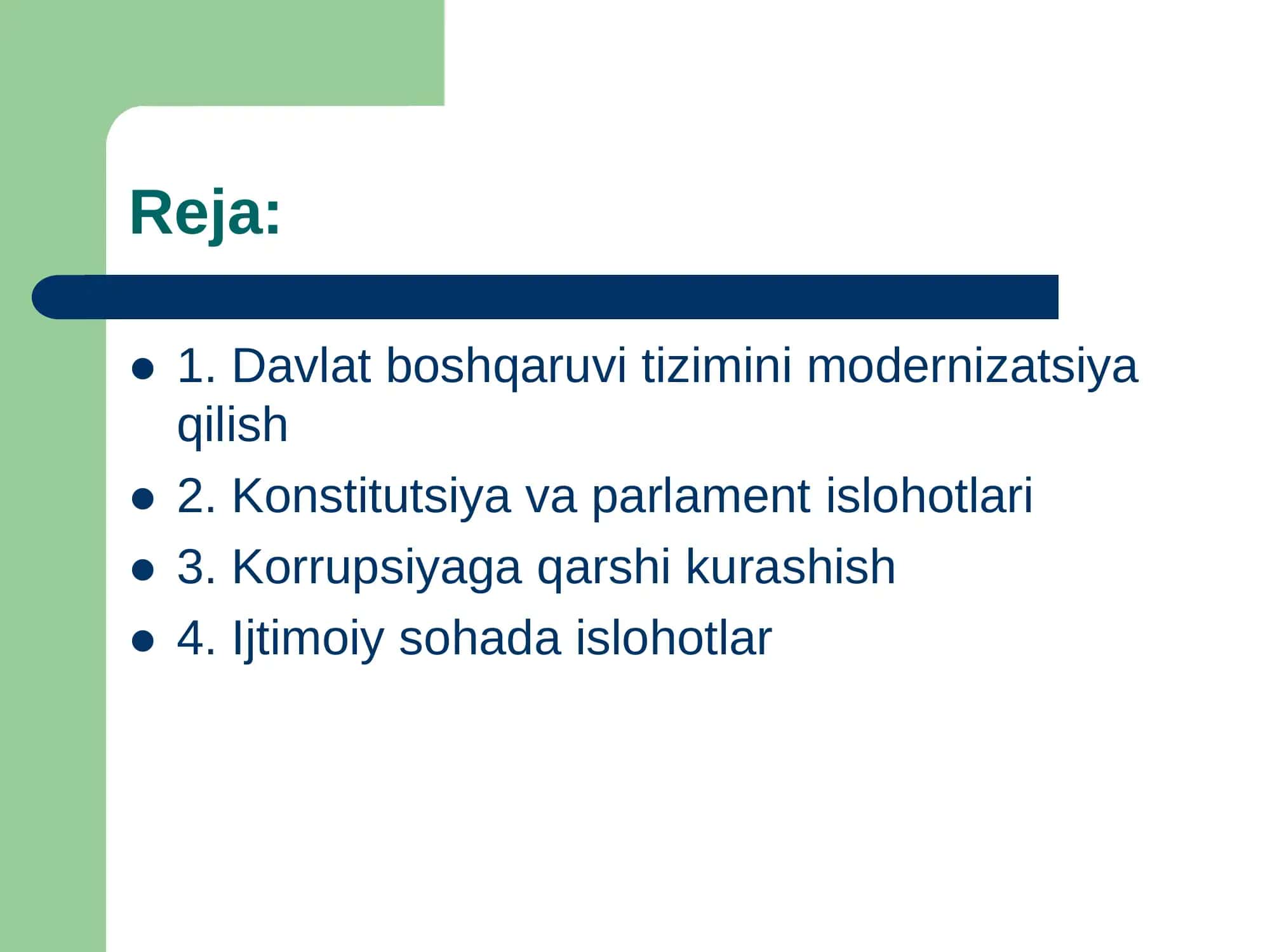 Mustaqillik yillarida davlat boshqaruvi 2