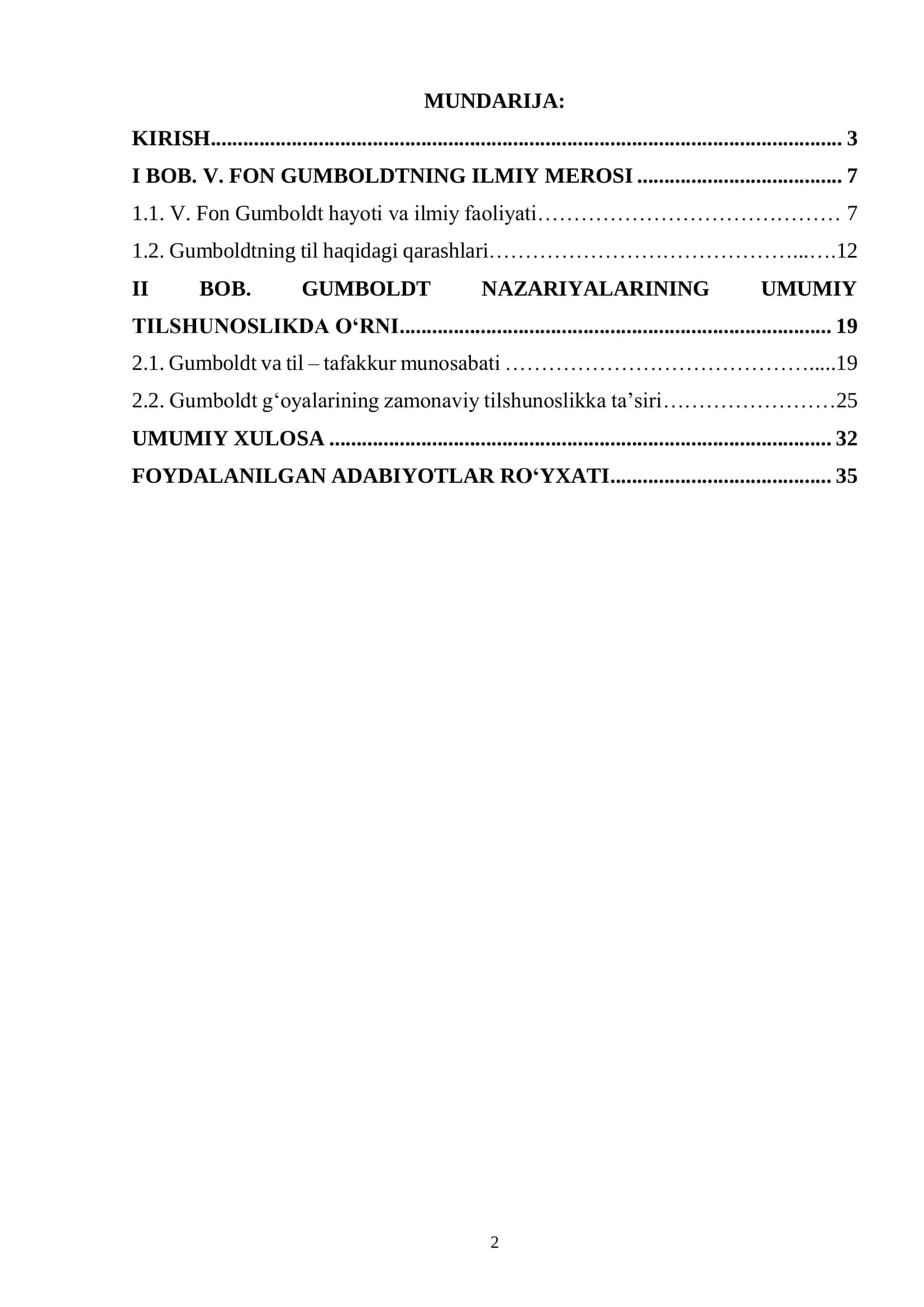 V.FON GUMBOLDT VA UMUMIY TILSHUNOSLIK 2