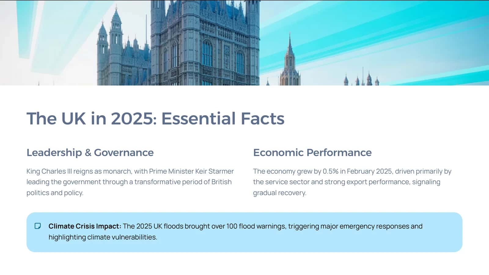 The UK in 2025: Essential Facts 2