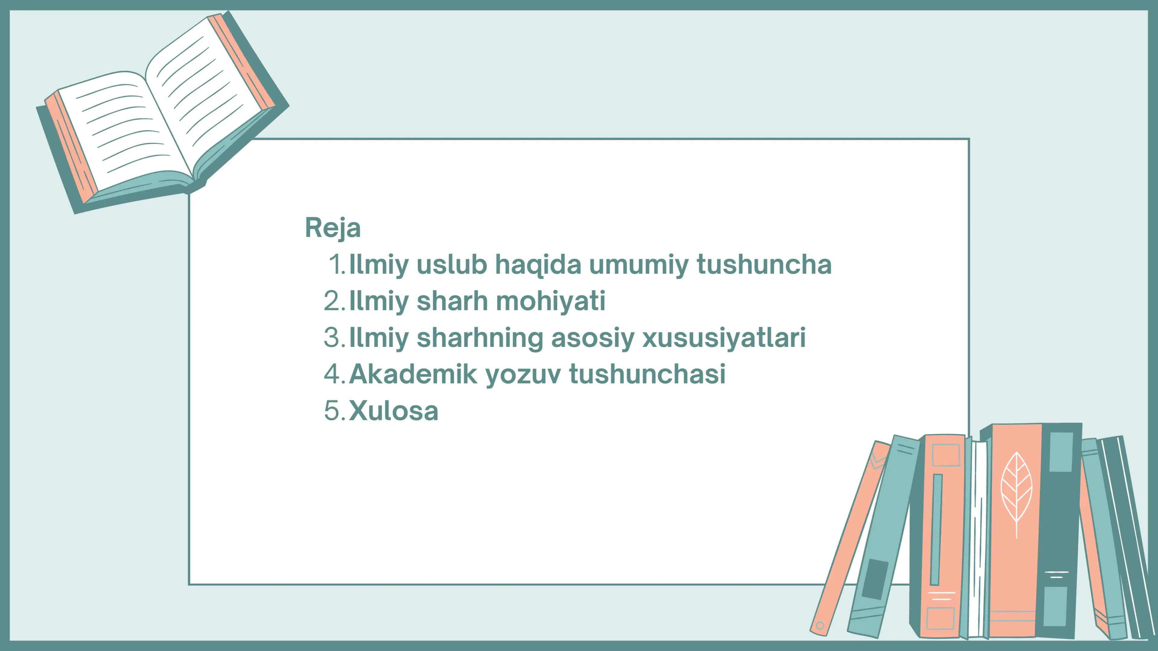 Ilmiy uslub janrlari 2
