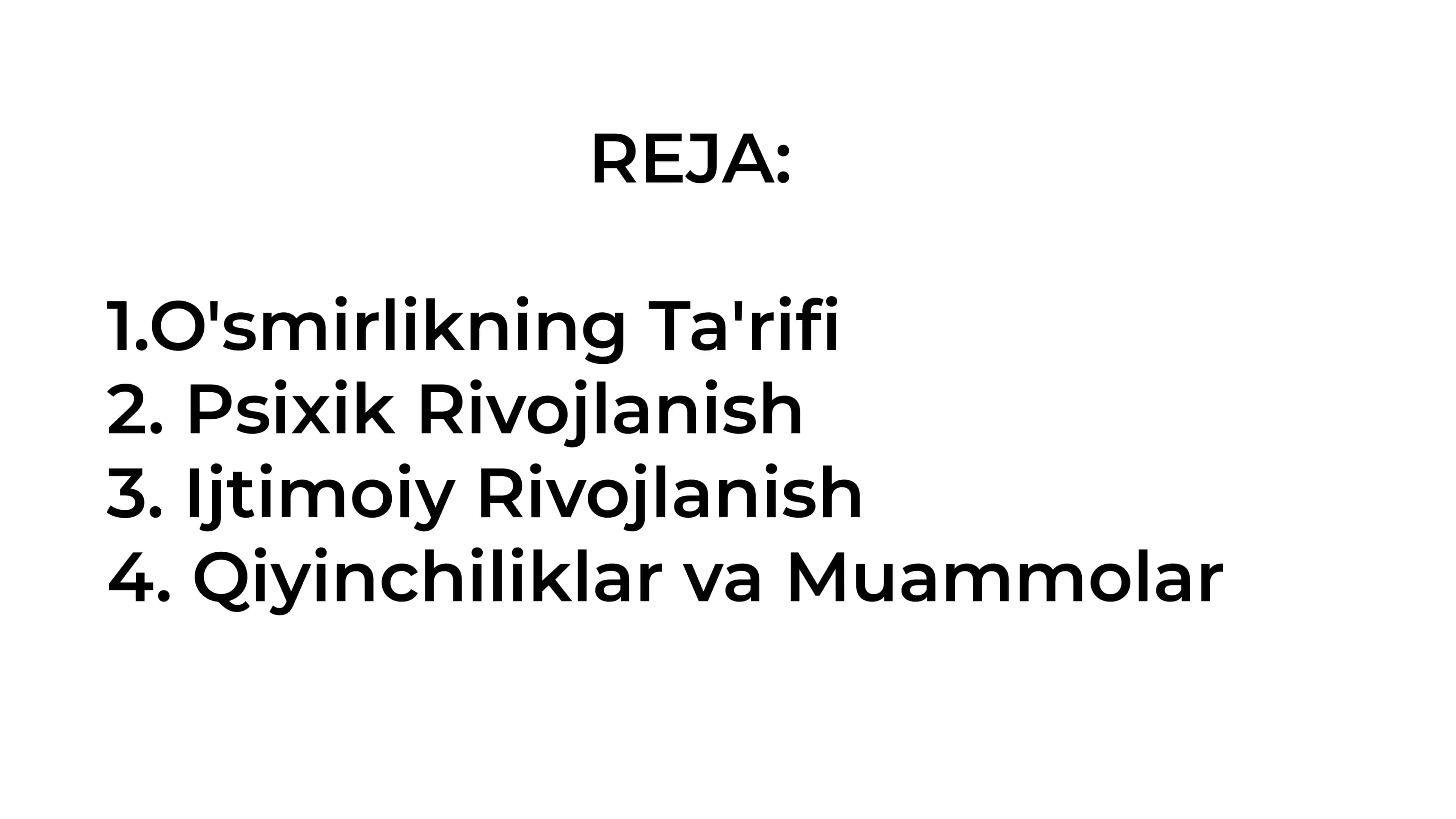 Ilk Oʻsmirlik va Yoshlik 2