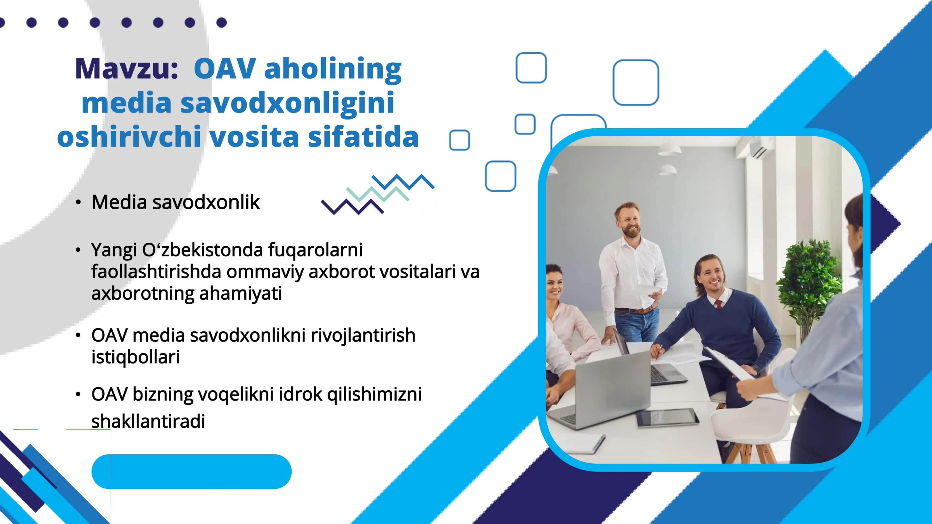 Media savodxonlik va axborot madaniyati 2