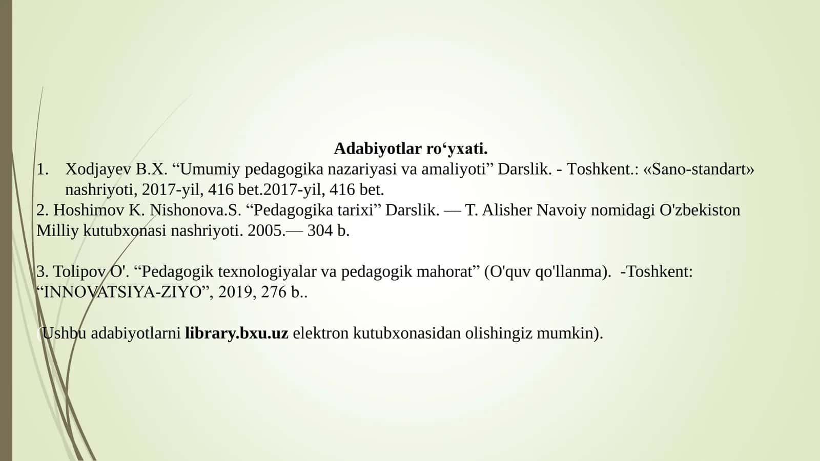 Jadid ma'rifatparvarlarining pedagogik qarashlari 2
