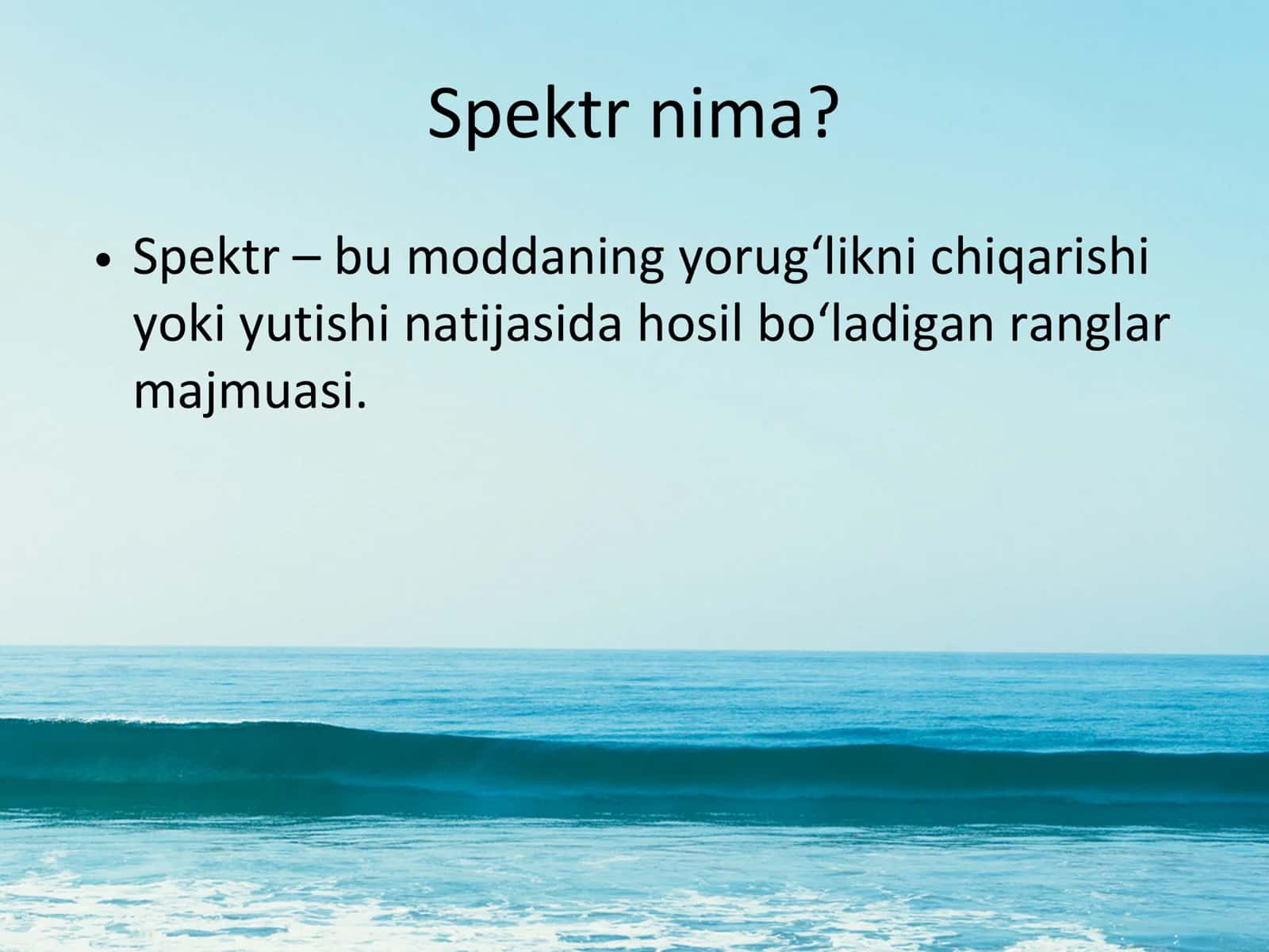 Atomning chiziqli spektrlari 2
